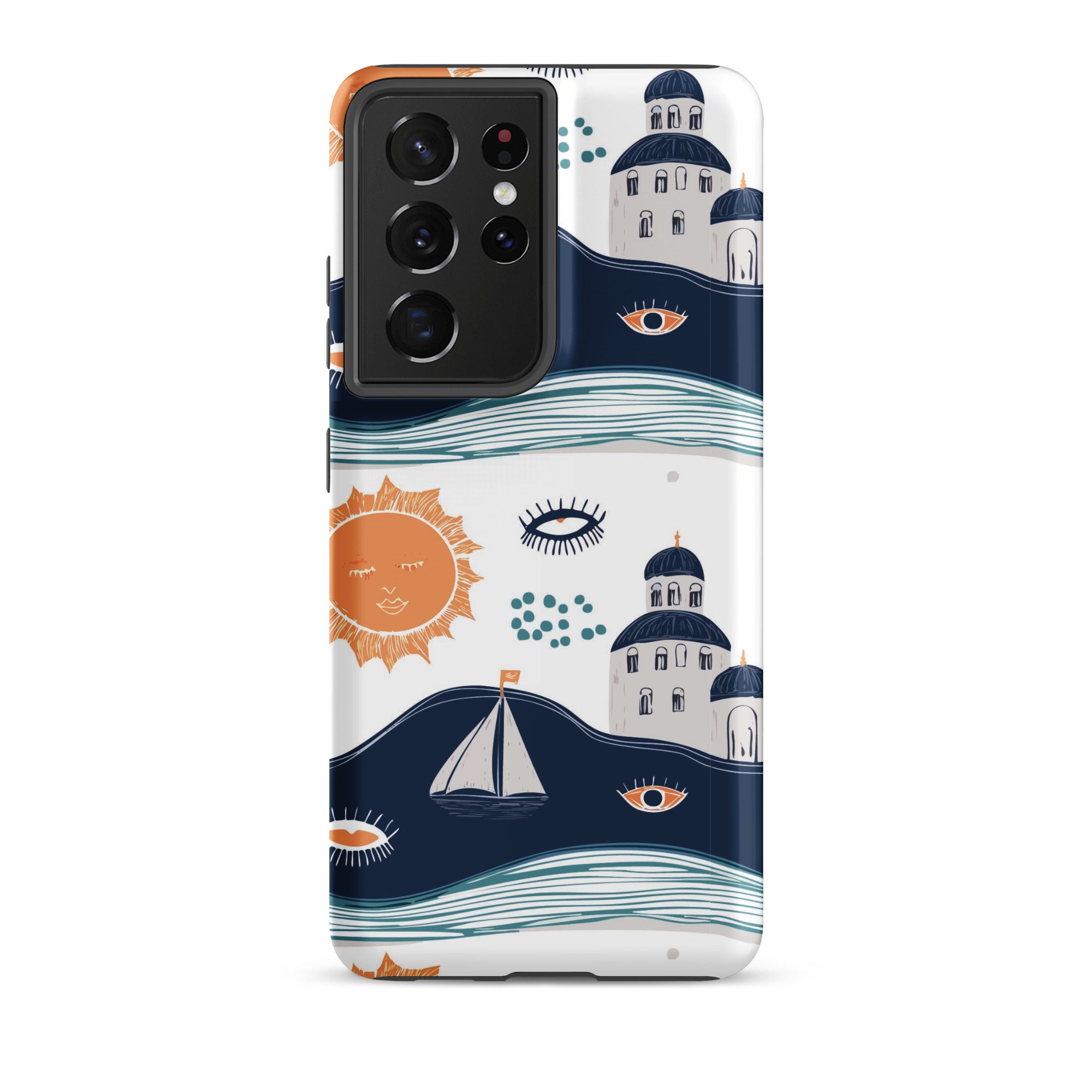 Santorini Sunset - Samsung Phone Case - Flay Cases