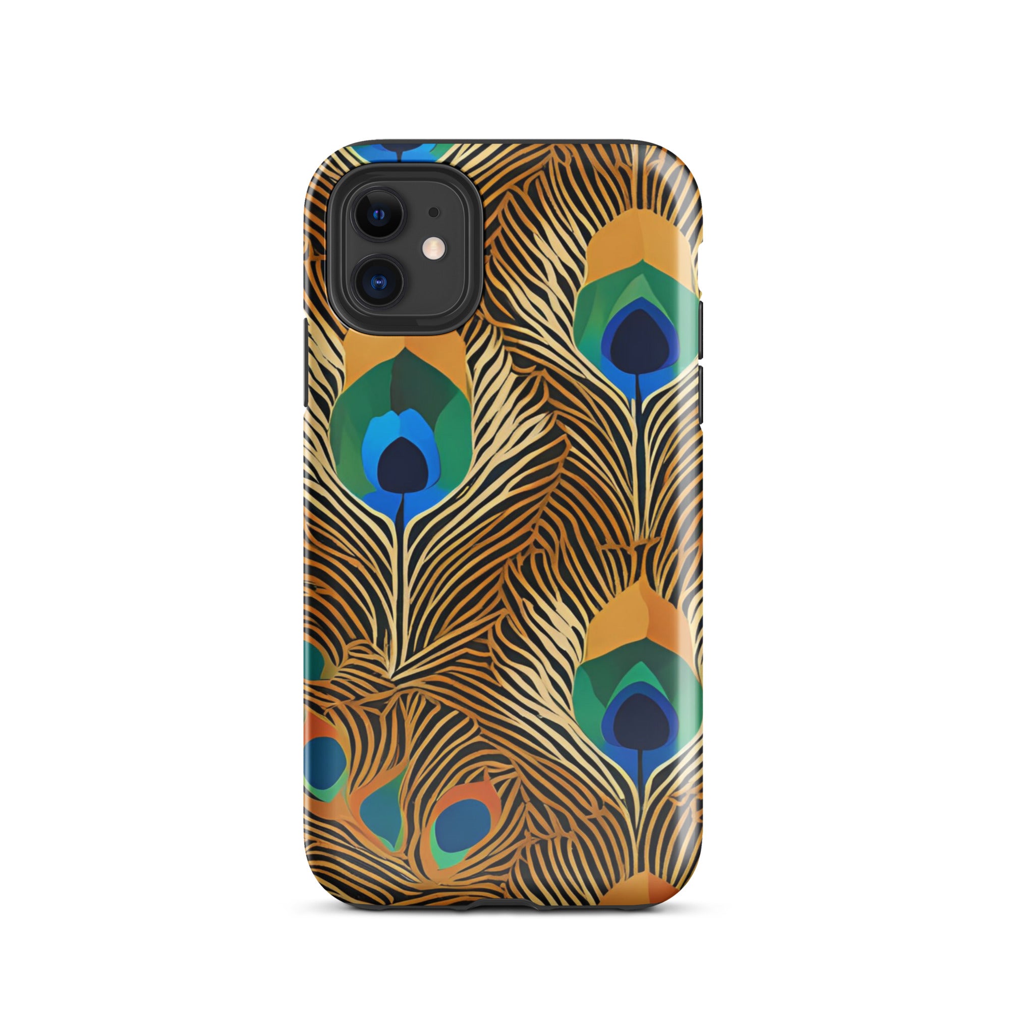 Peacock Plume - iPhone Case - Flay Cases