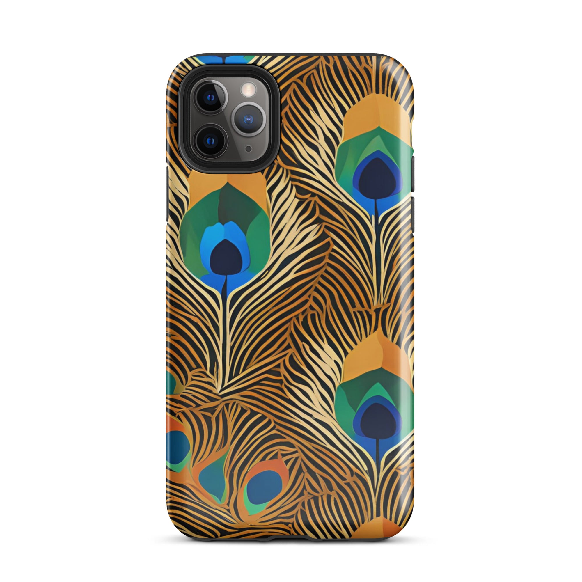 Peacock Plume - iPhone Case - Flay Cases