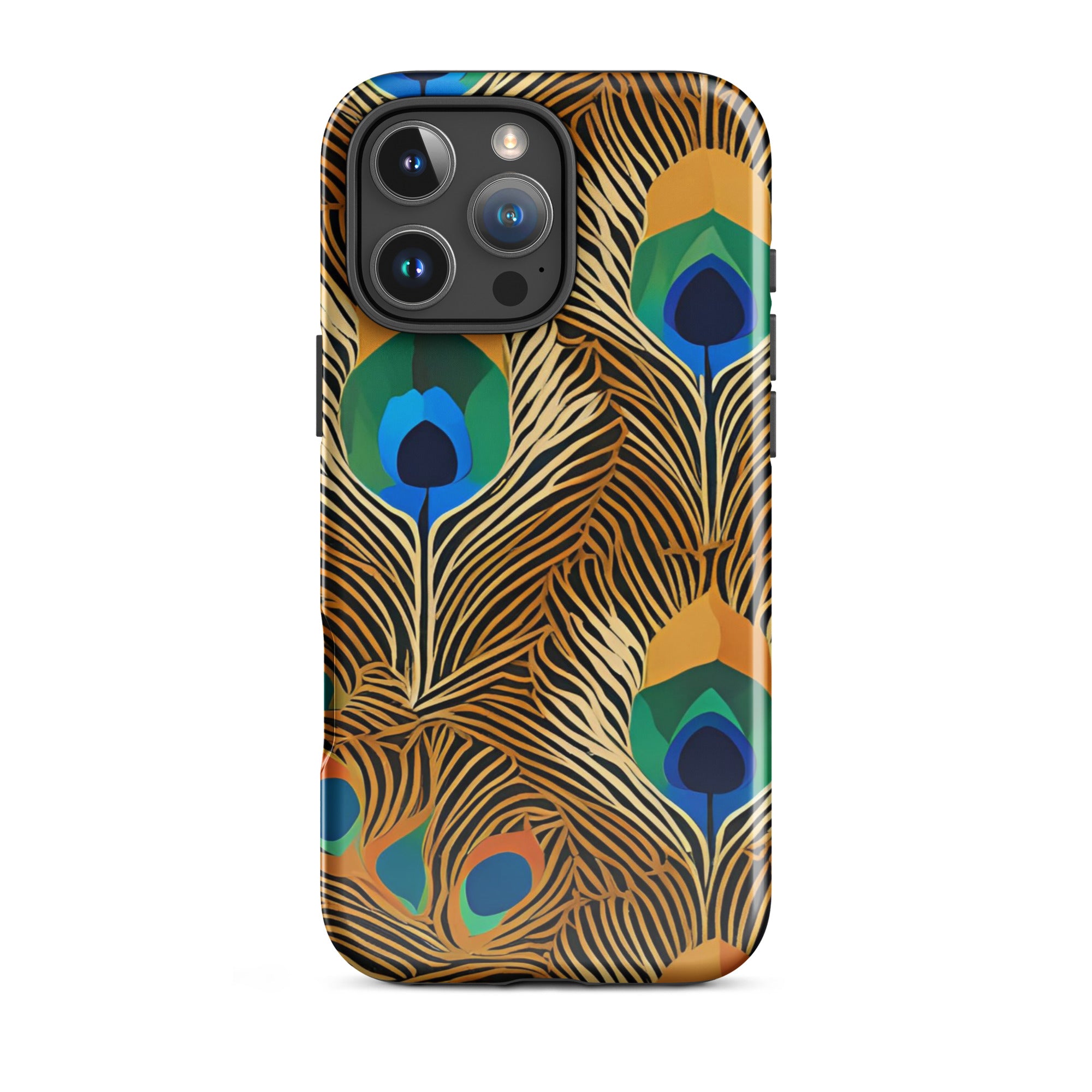 Peacock Plume - iPhone Case - Flay Cases
