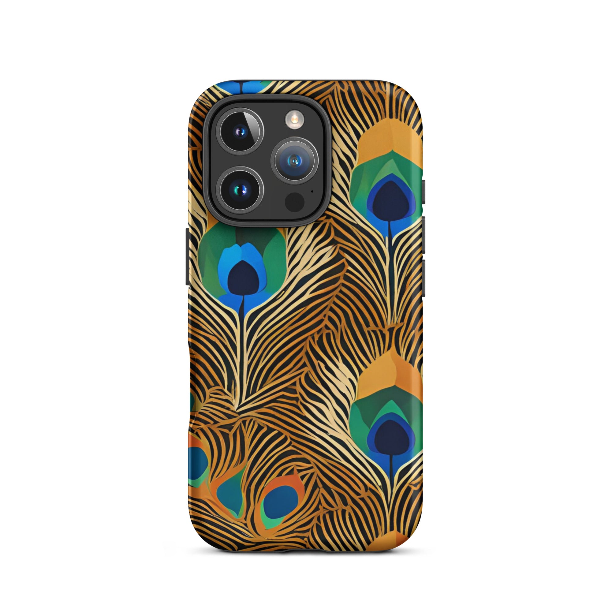 Peacock Plume - iPhone Case - Flay Cases