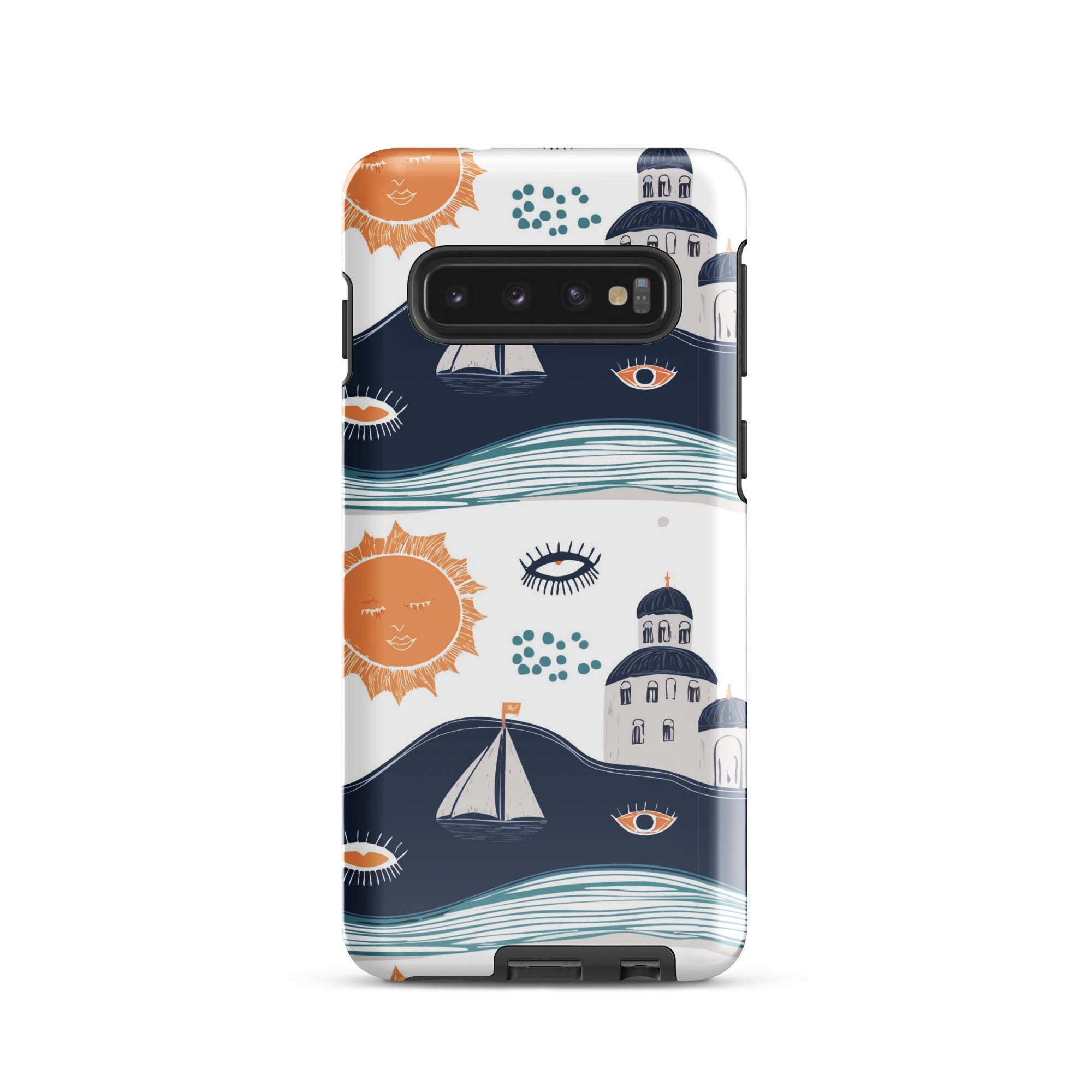 Santorini Sunset - Samsung Phone Case - Flay Cases