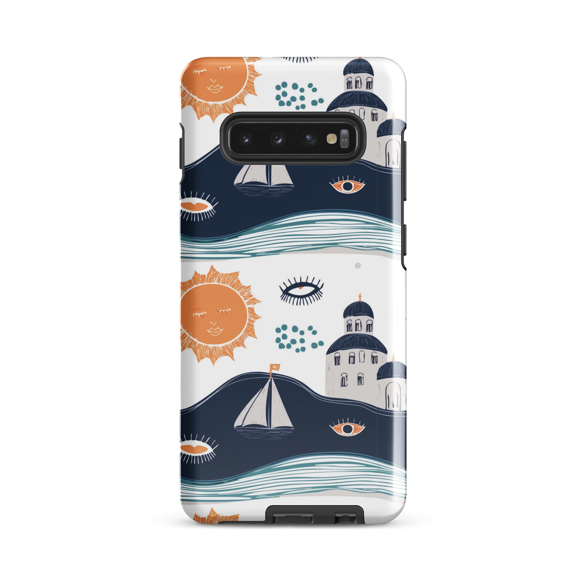 Santorini Sunset - Samsung Phone Case - Flay Cases