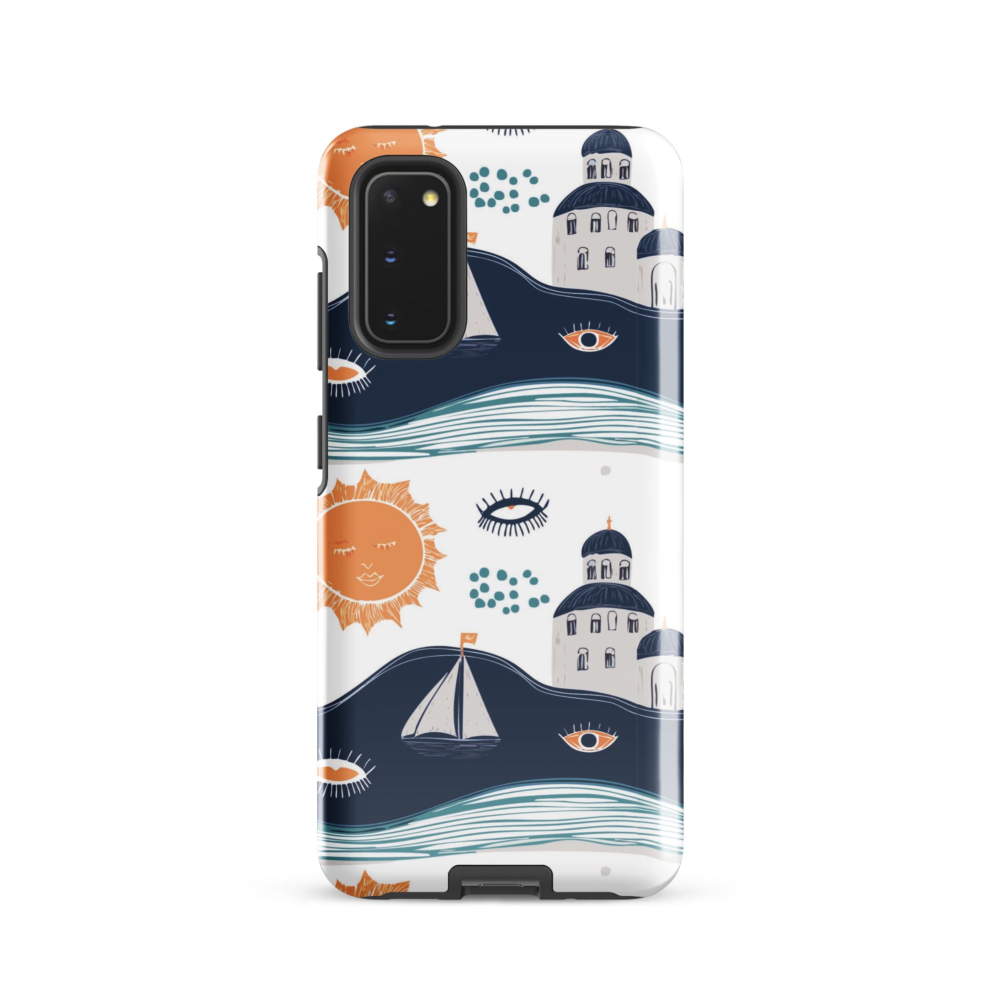 Santorini Sunset - Samsung Phone Case - Flay Cases