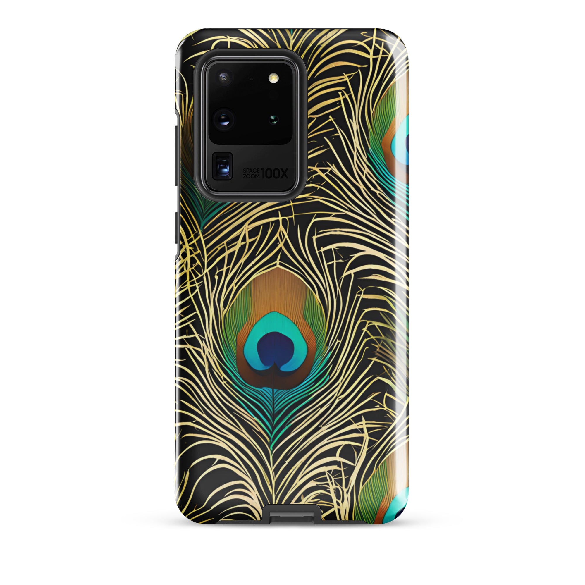 Peacock Plume - Samsung Phone Case - Flay Cases