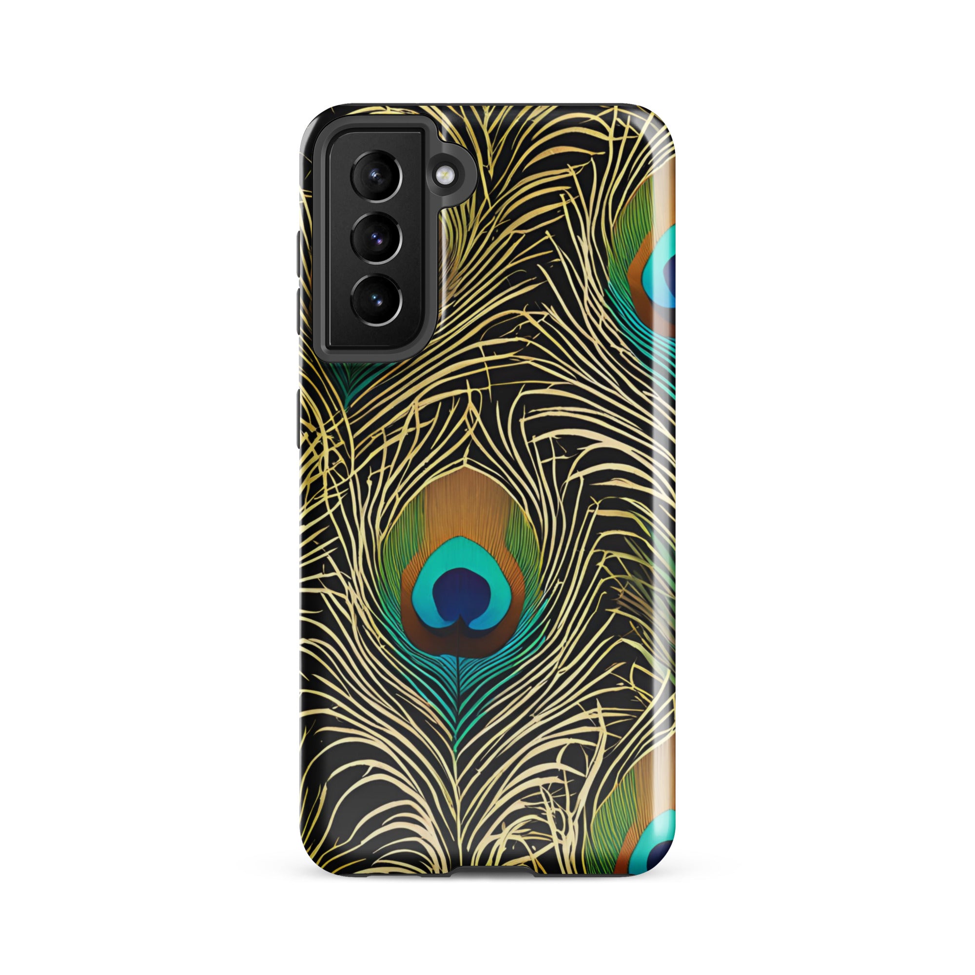 Peacock Plume - Samsung Phone Case - Flay Cases