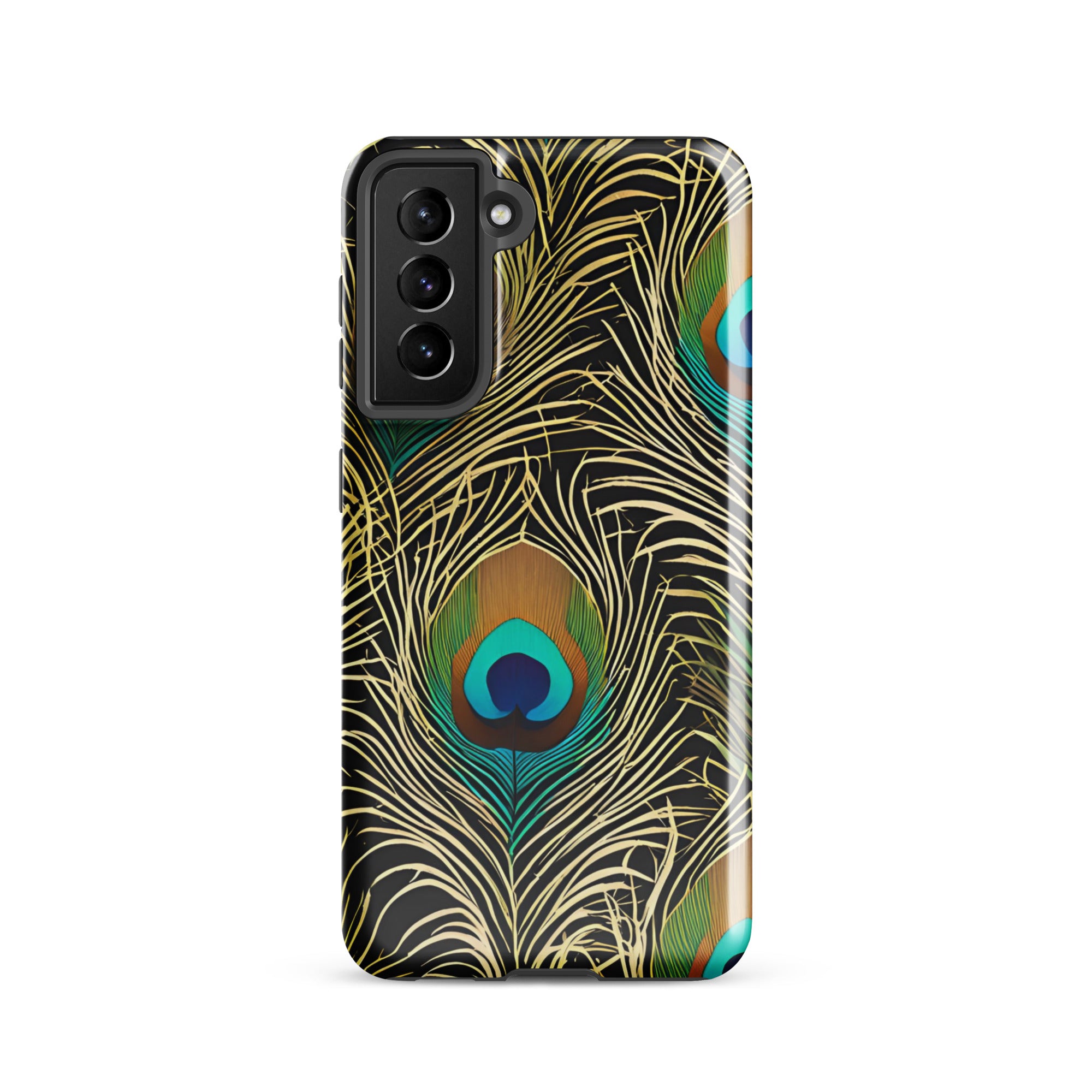 Peacock Plume - Samsung Phone Case - Flay Cases