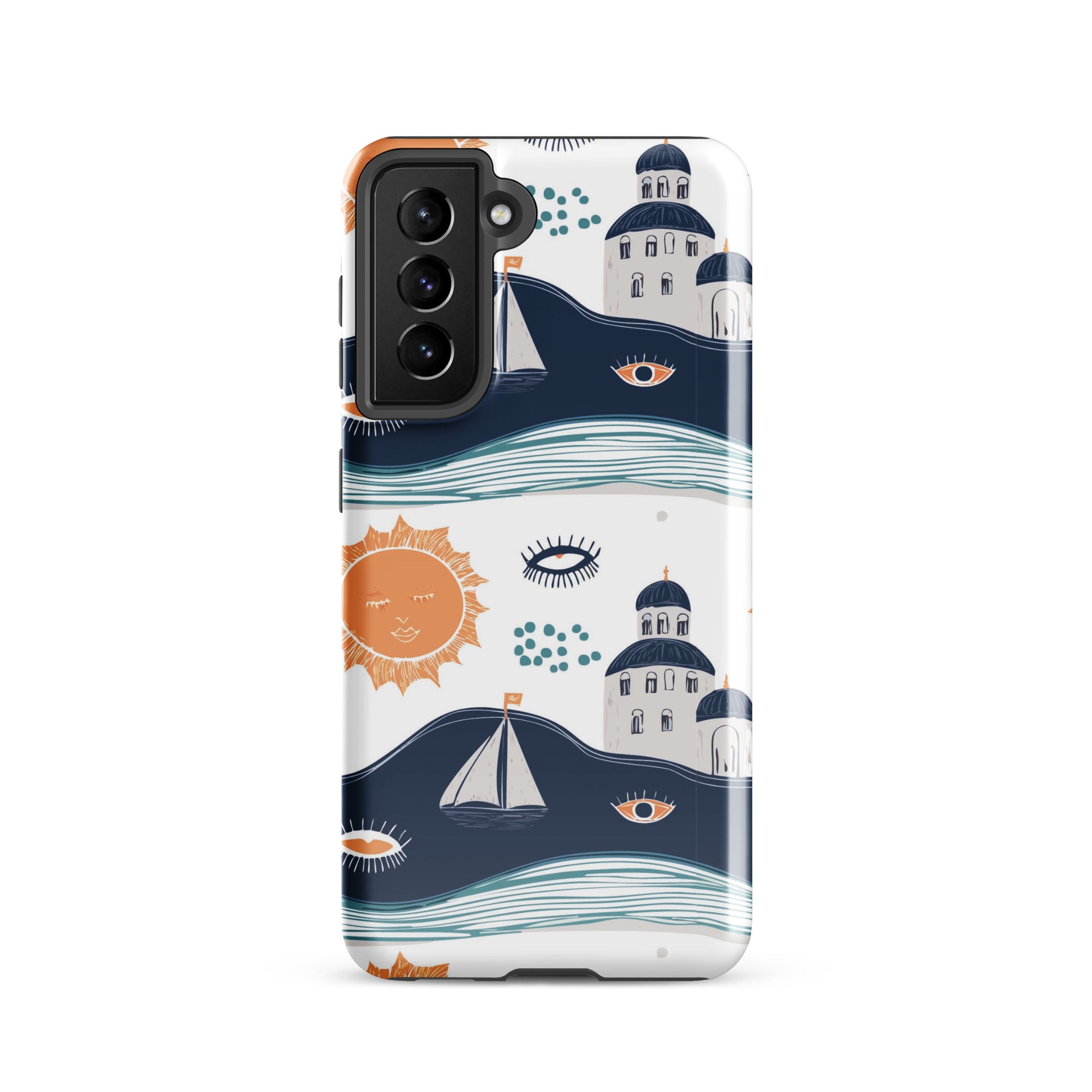 Santorini Sunset - Samsung Phone Case - Flay Cases