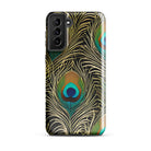 Peacock Plume - Samsung Phone Case - Flay Cases