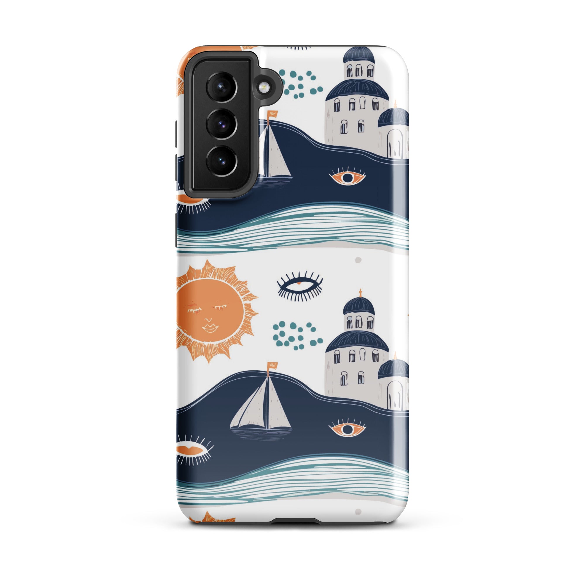 Santorini Sunset - Samsung Phone Case - Flay Cases