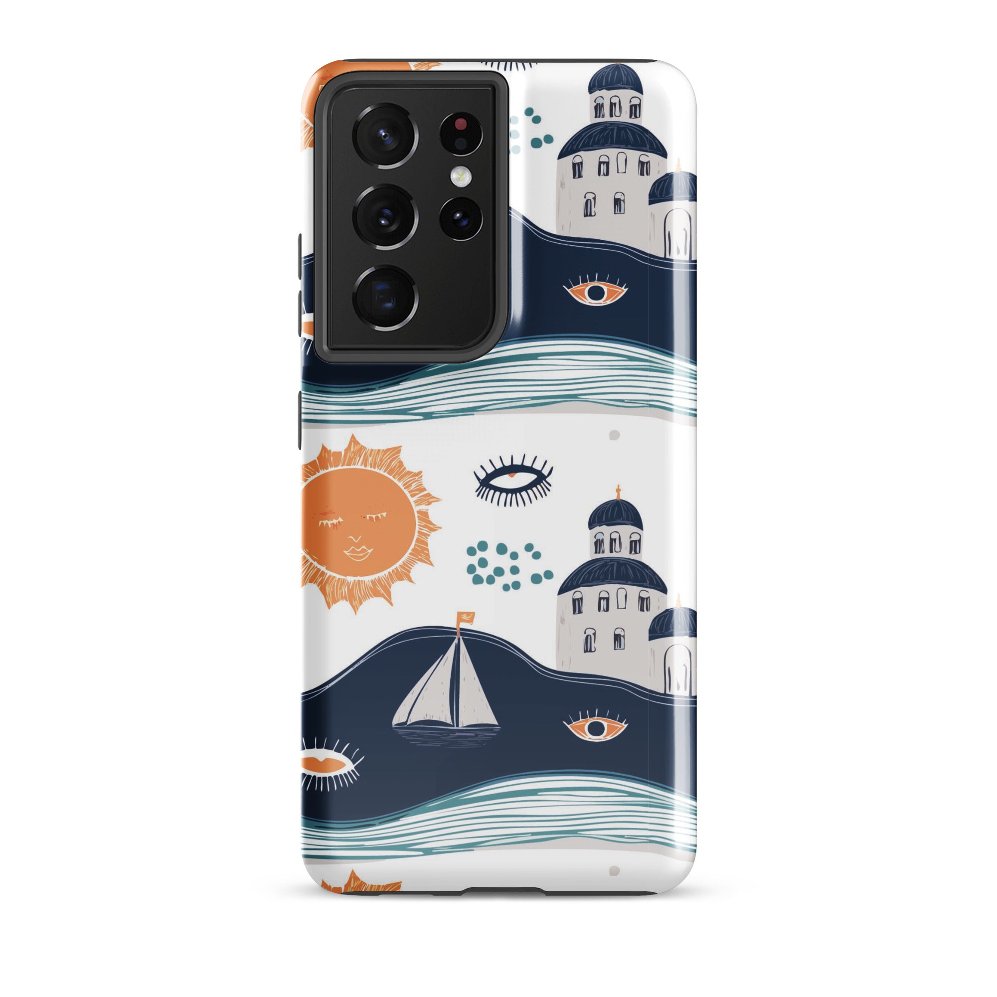 Santorini Sunset - Samsung Phone Case - Flay Cases