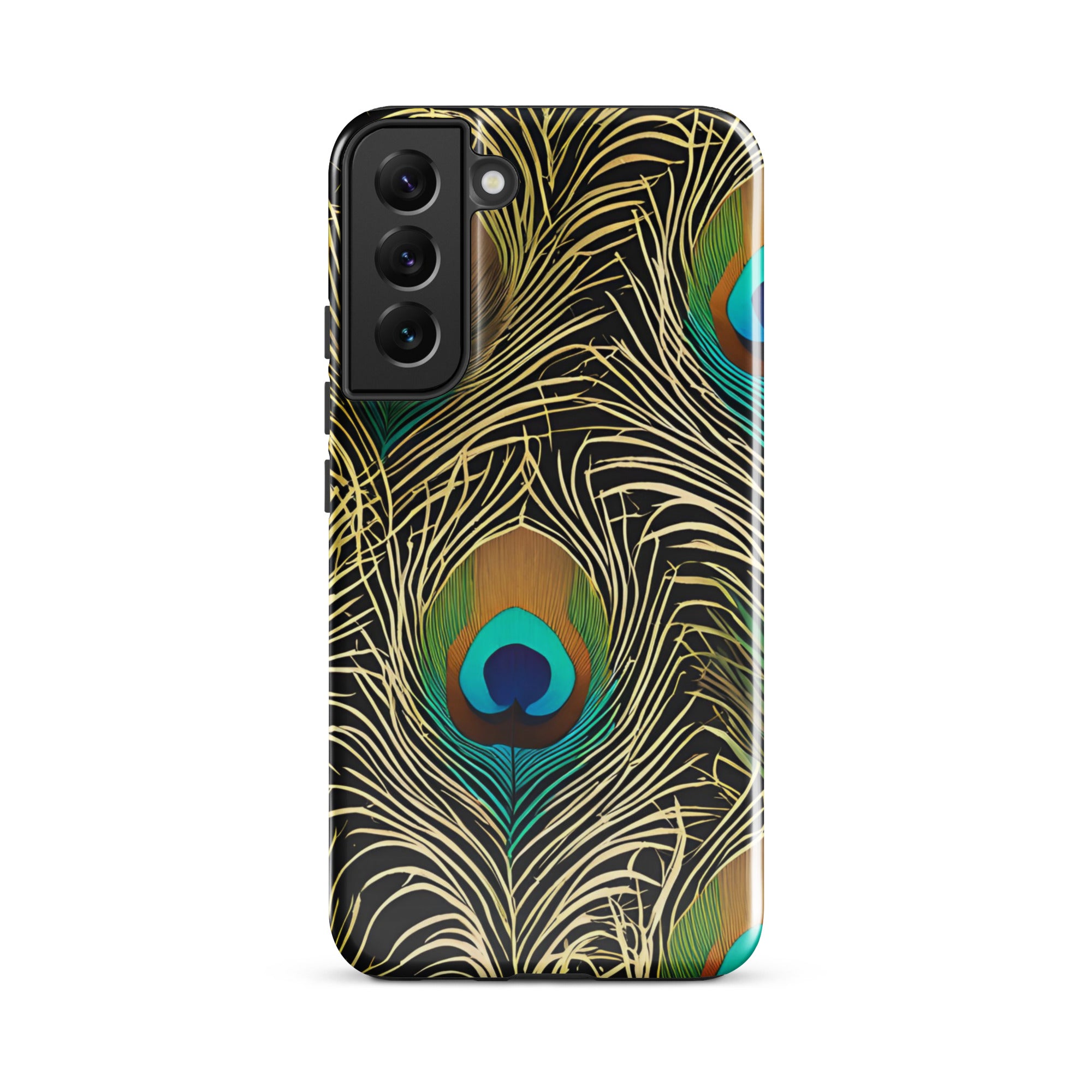 Peacock Plume - Samsung Phone Case - Flay Cases