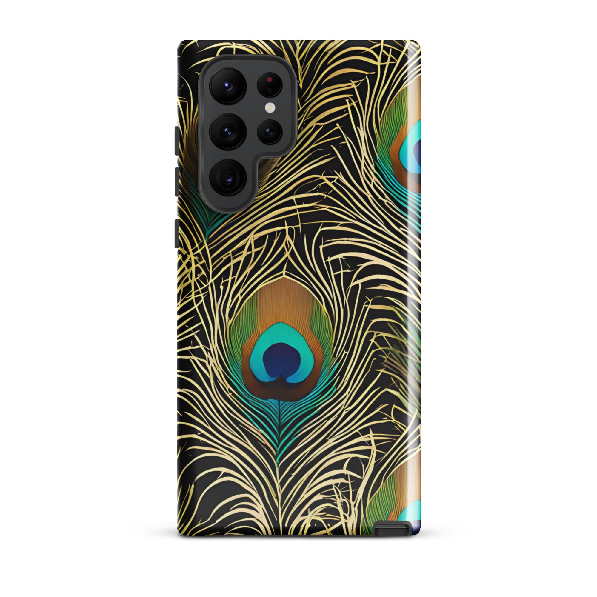 Peacock Plume - Samsung Phone Case - Flay Cases