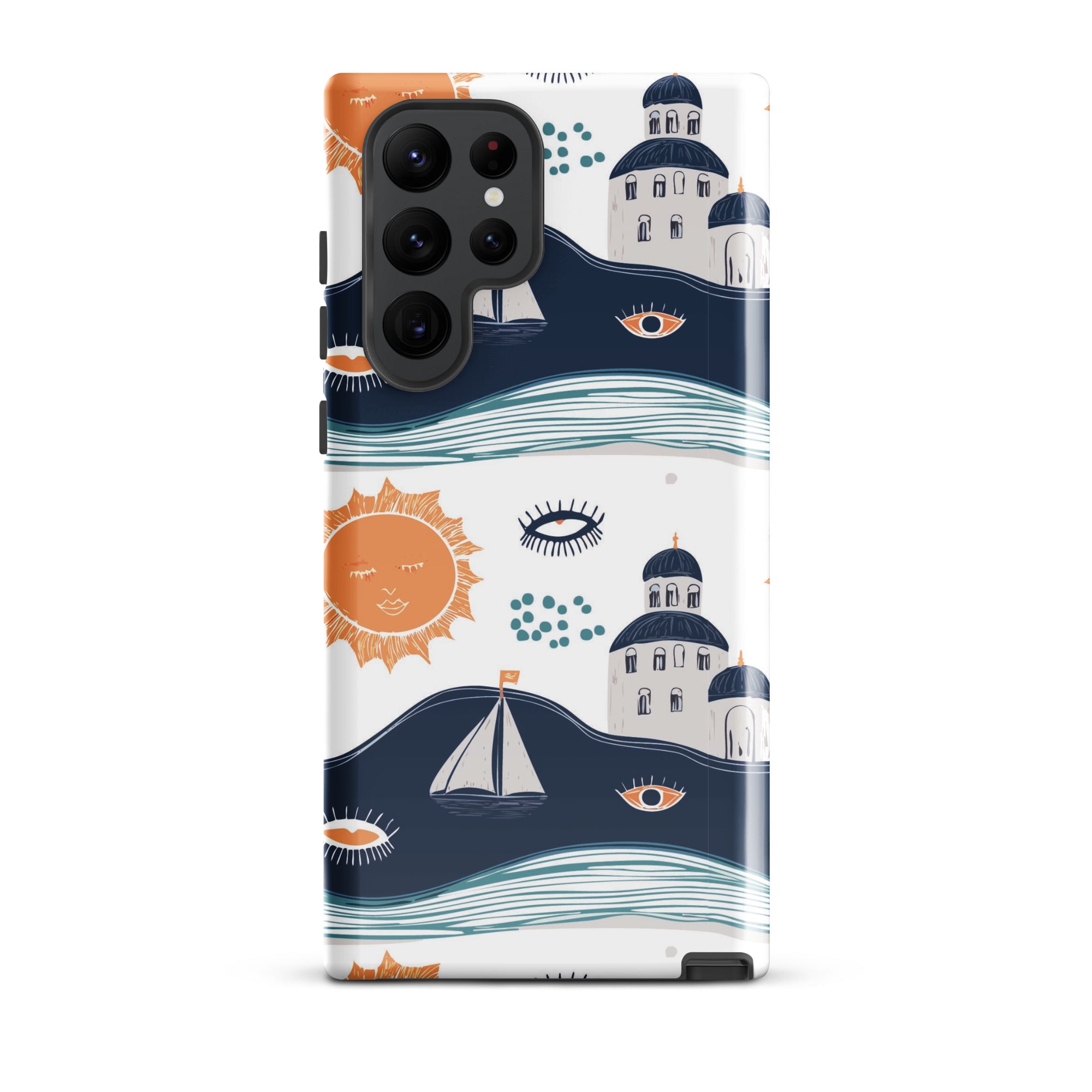 Santorini Sunset - Samsung Phone Case - Flay Cases