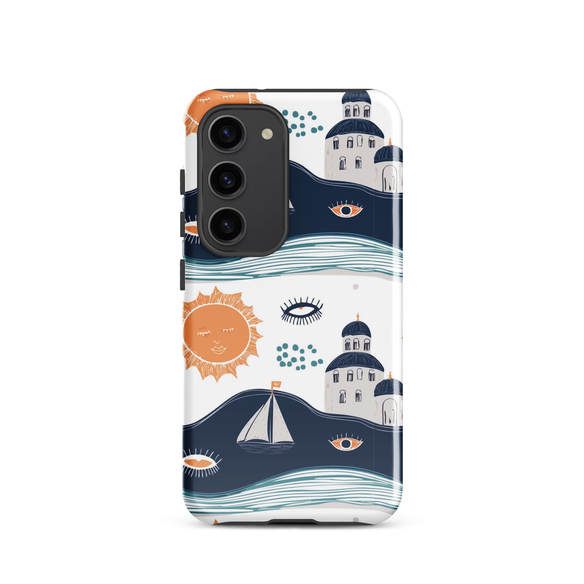 Santorini Sunset - Samsung Phone Case - Flay Cases