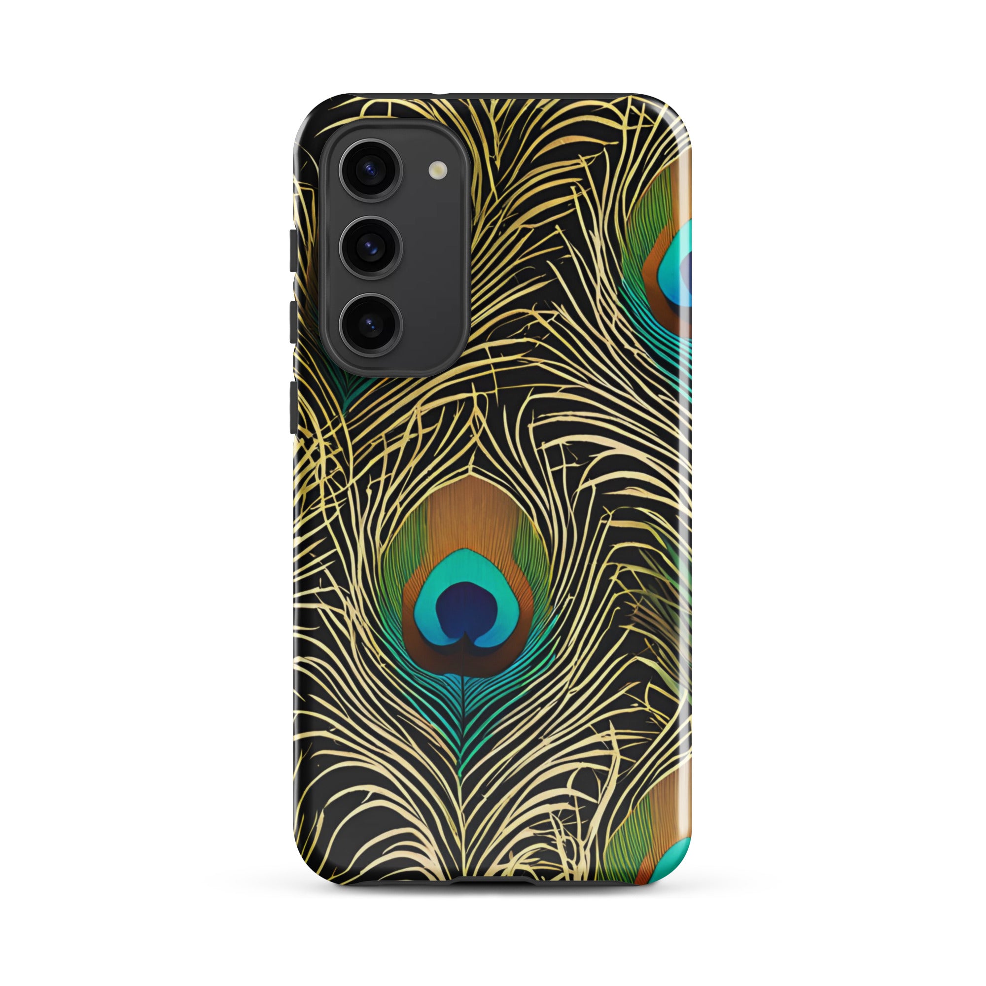 Peacock Plume - Samsung Phone Case - Flay Cases