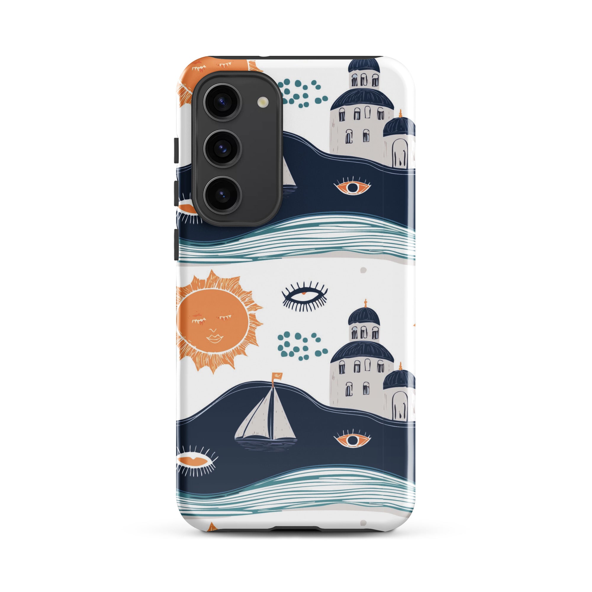 Santorini Sunset - Samsung Phone Case - Flay Cases