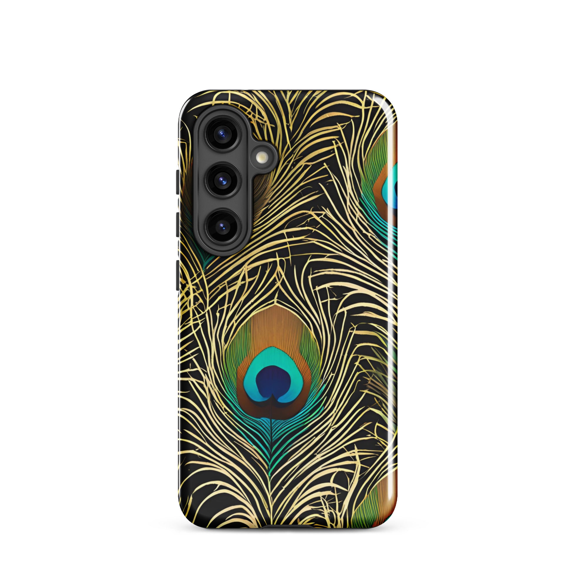 Peacock Plume - Samsung Phone Case - Flay Cases
