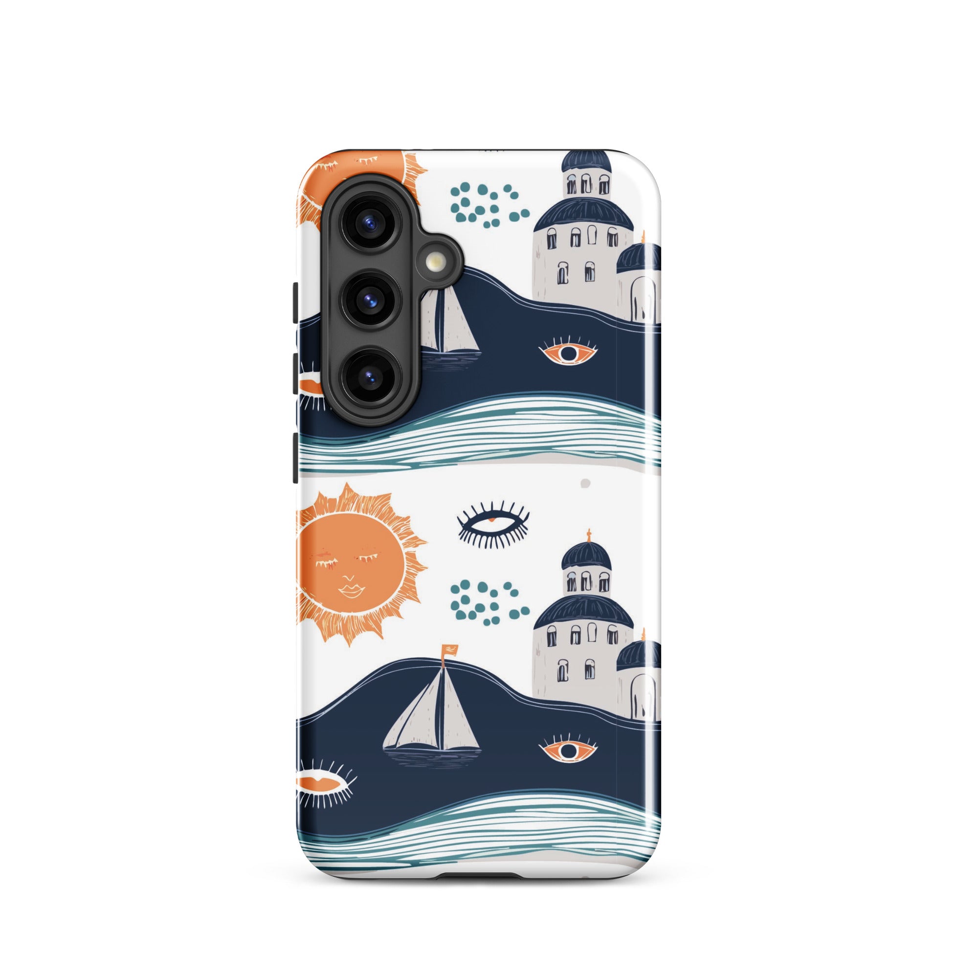 Santorini Sunset - Samsung Phone Case - Flay Cases