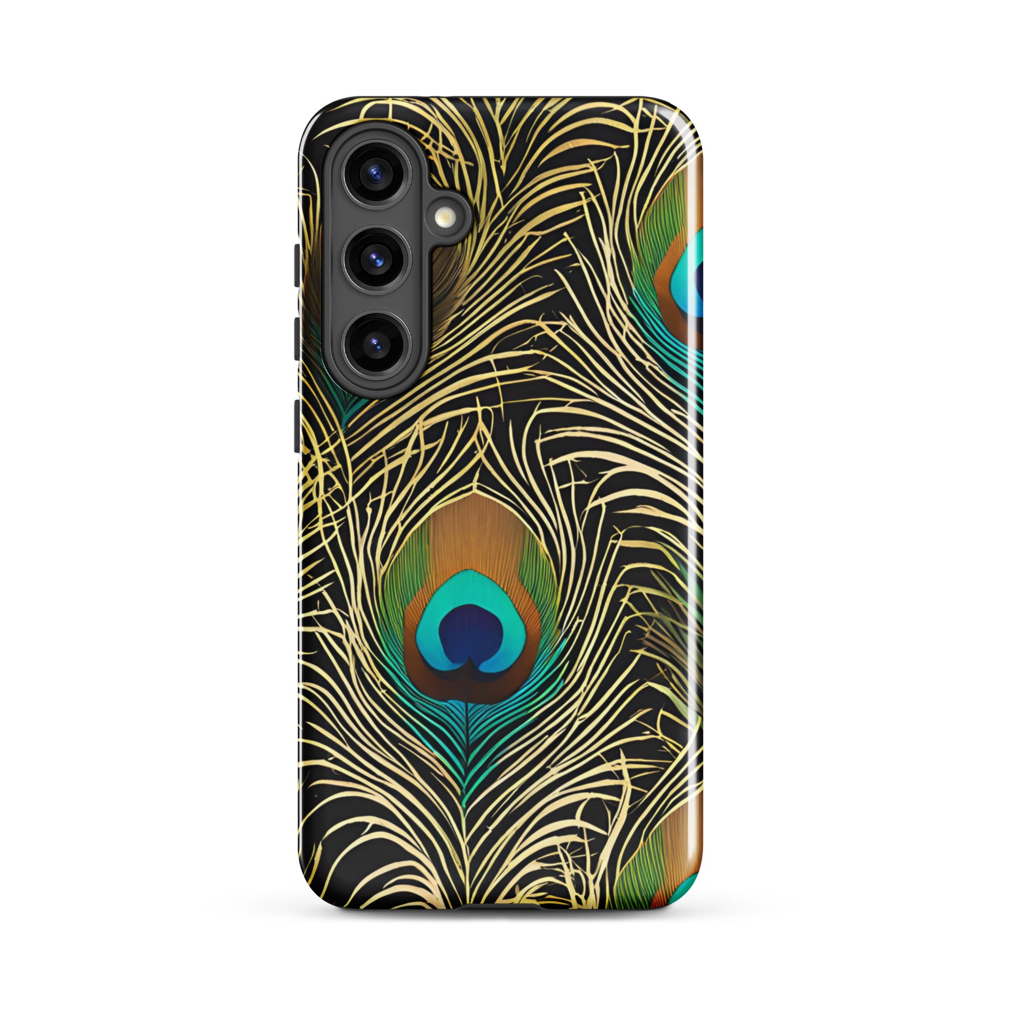 Peacock Plume - Samsung Phone Case - Flay Cases
