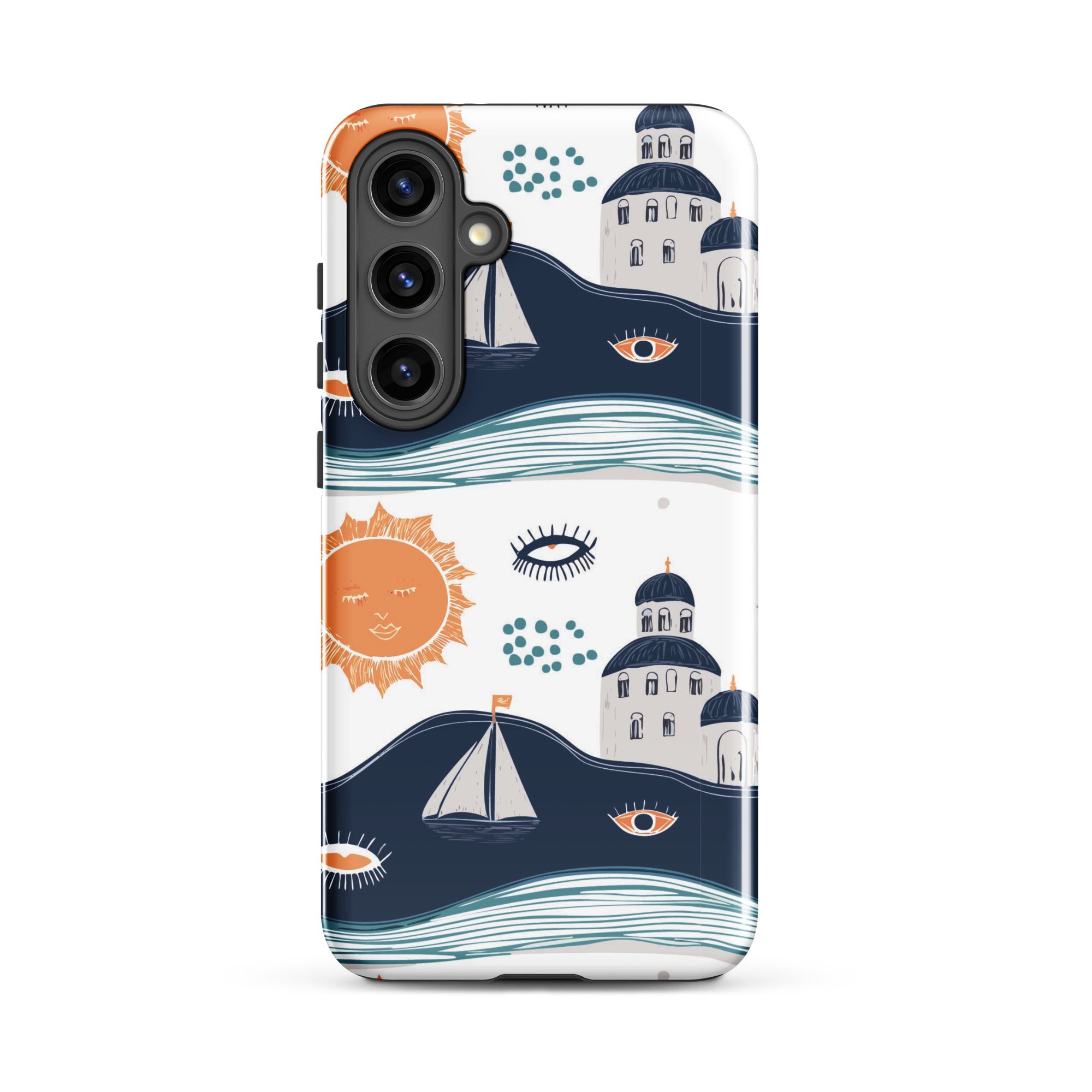 Santorini Sunset - Samsung Phone Case - Flay Cases
