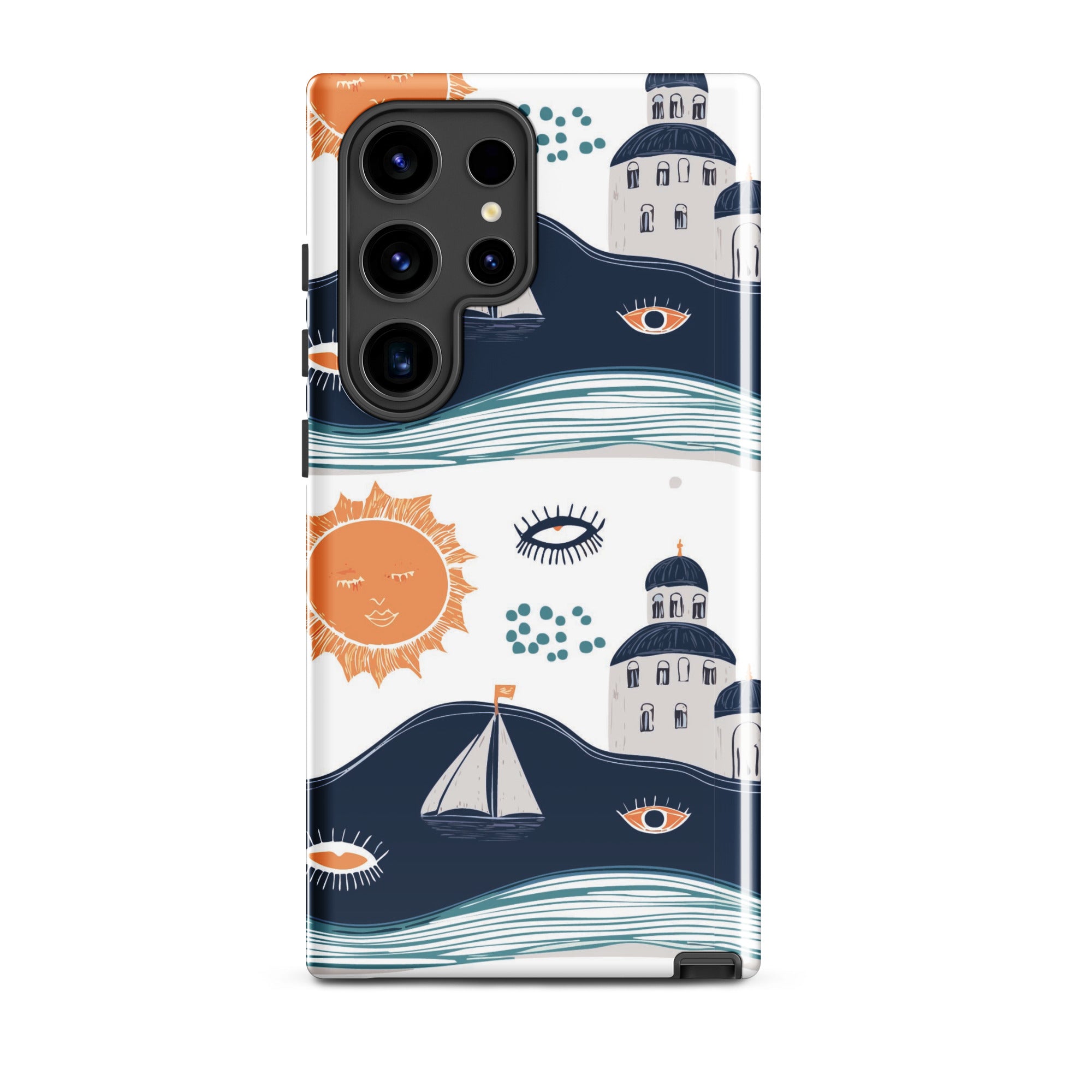 Santorini Sunset - Samsung Phone Case - Flay Cases
