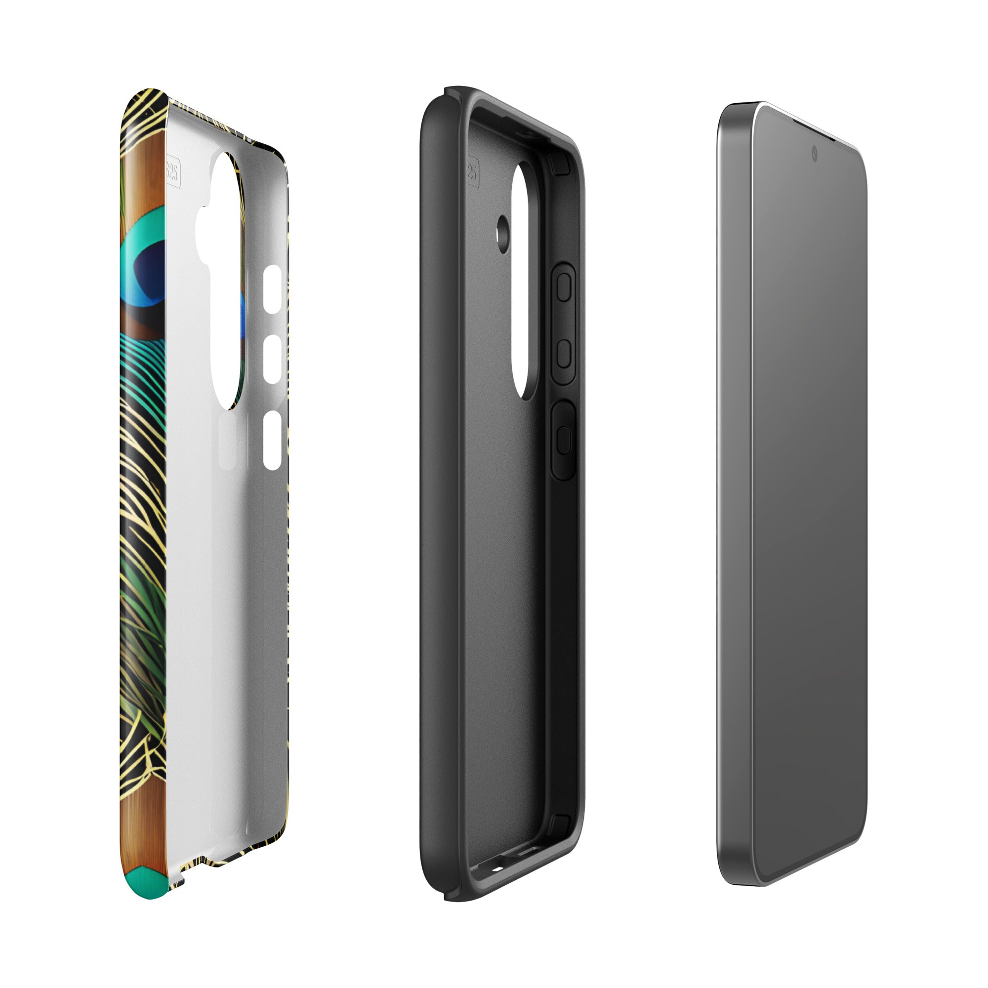 Peacock Plume - Samsung Phone Case - Flay Cases