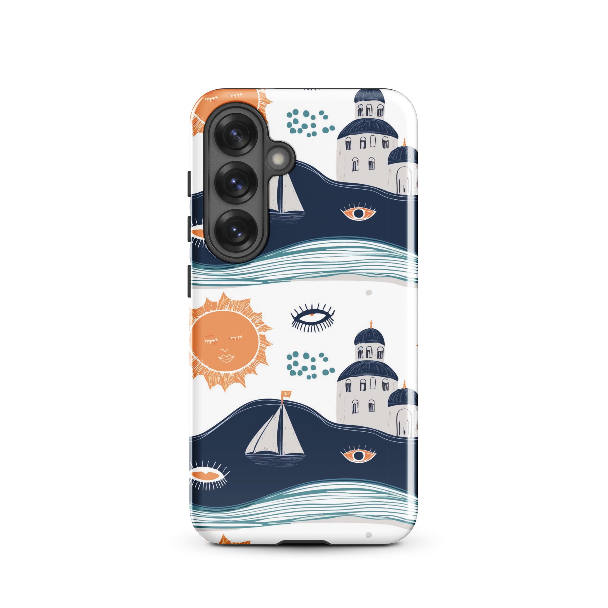 Santorini Sunset - Samsung Phone Case - Flay Cases