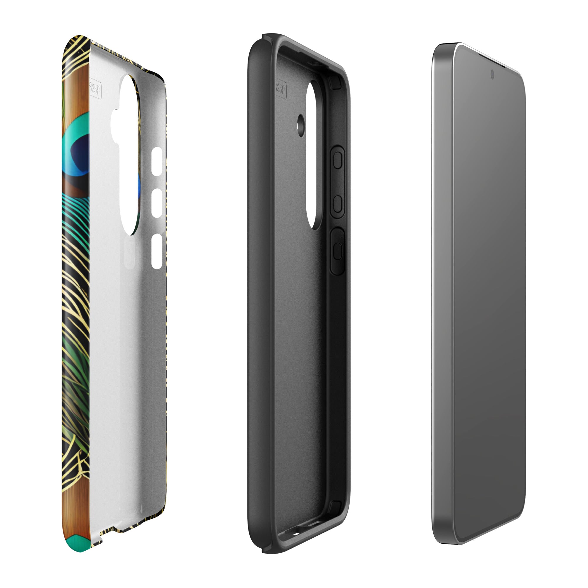 Peacock Plume - Samsung Phone Case - Flay Cases