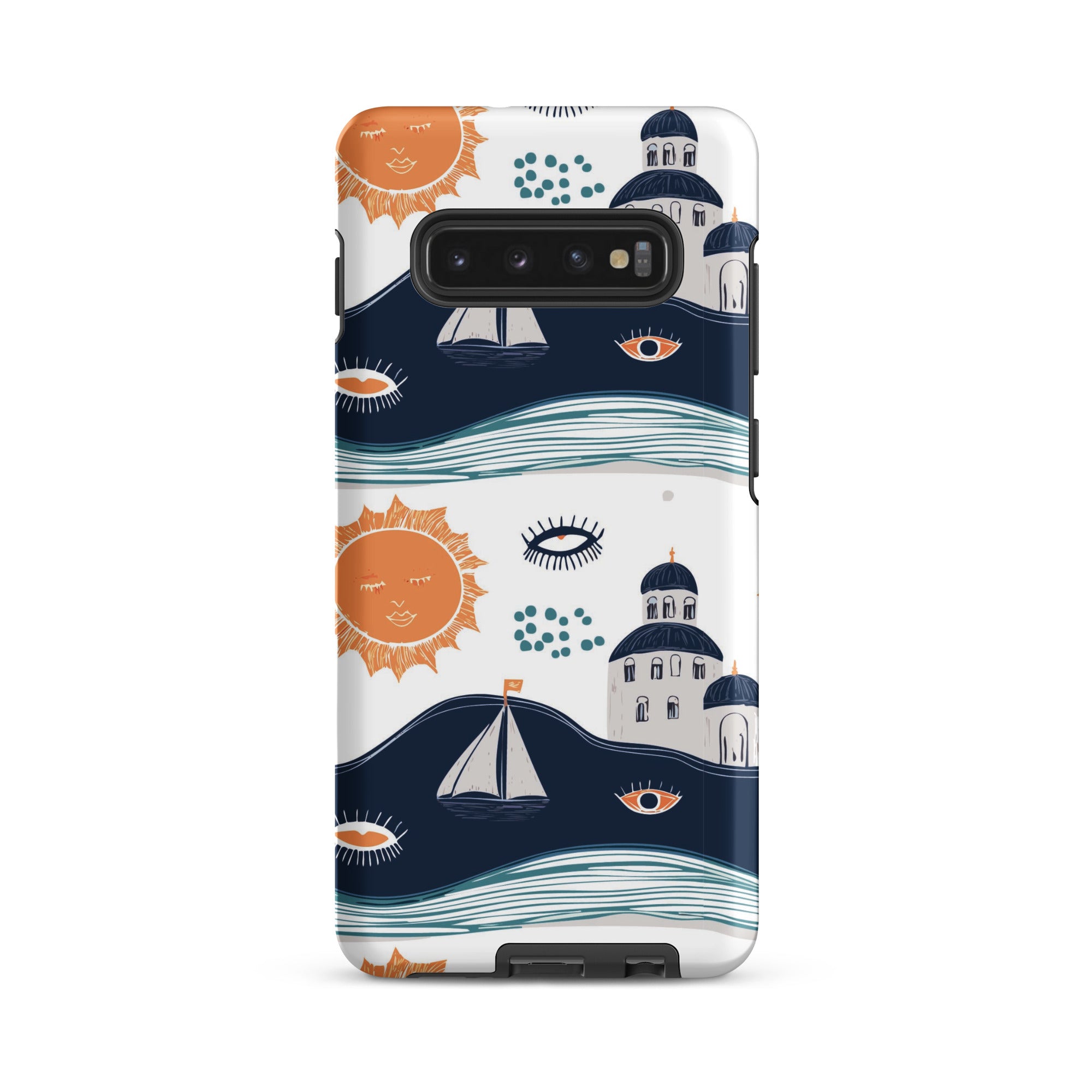 Santorini Sunset - Samsung Phone Case - Flay Cases