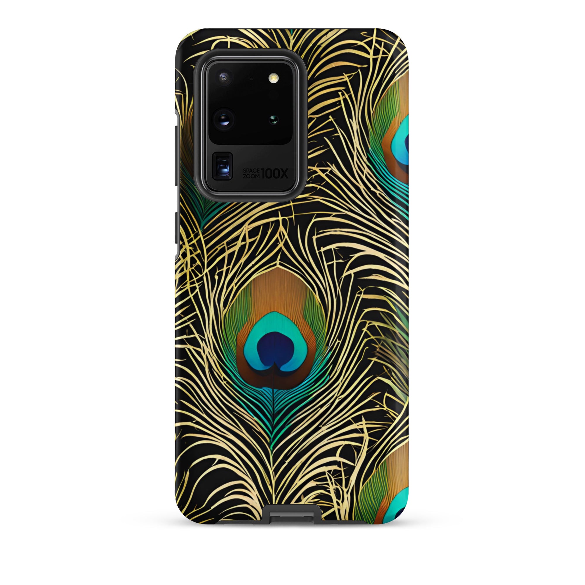 Peacock Plume - Samsung Phone Case - Flay Cases