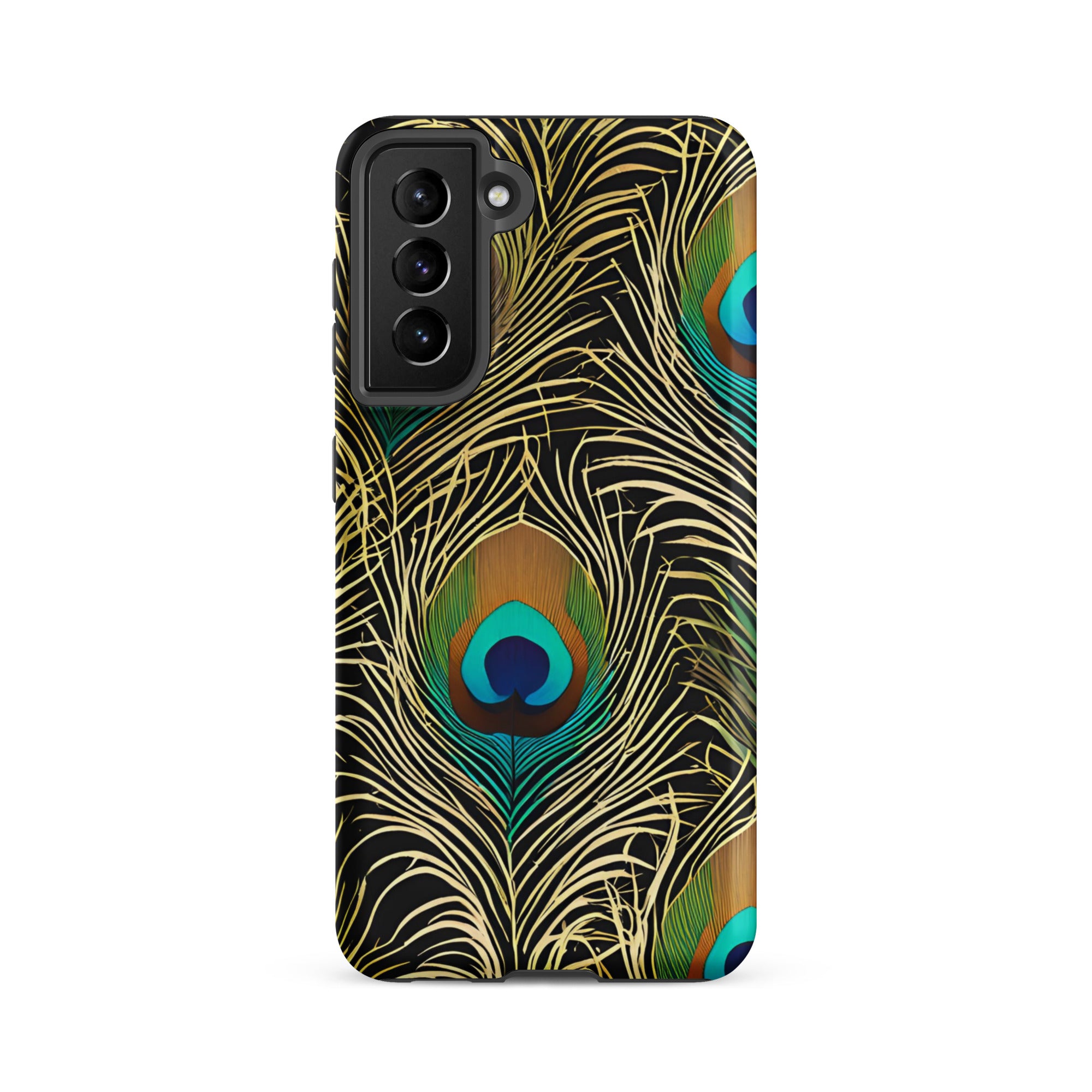 Peacock Plume - Samsung Phone Case - Flay Cases
