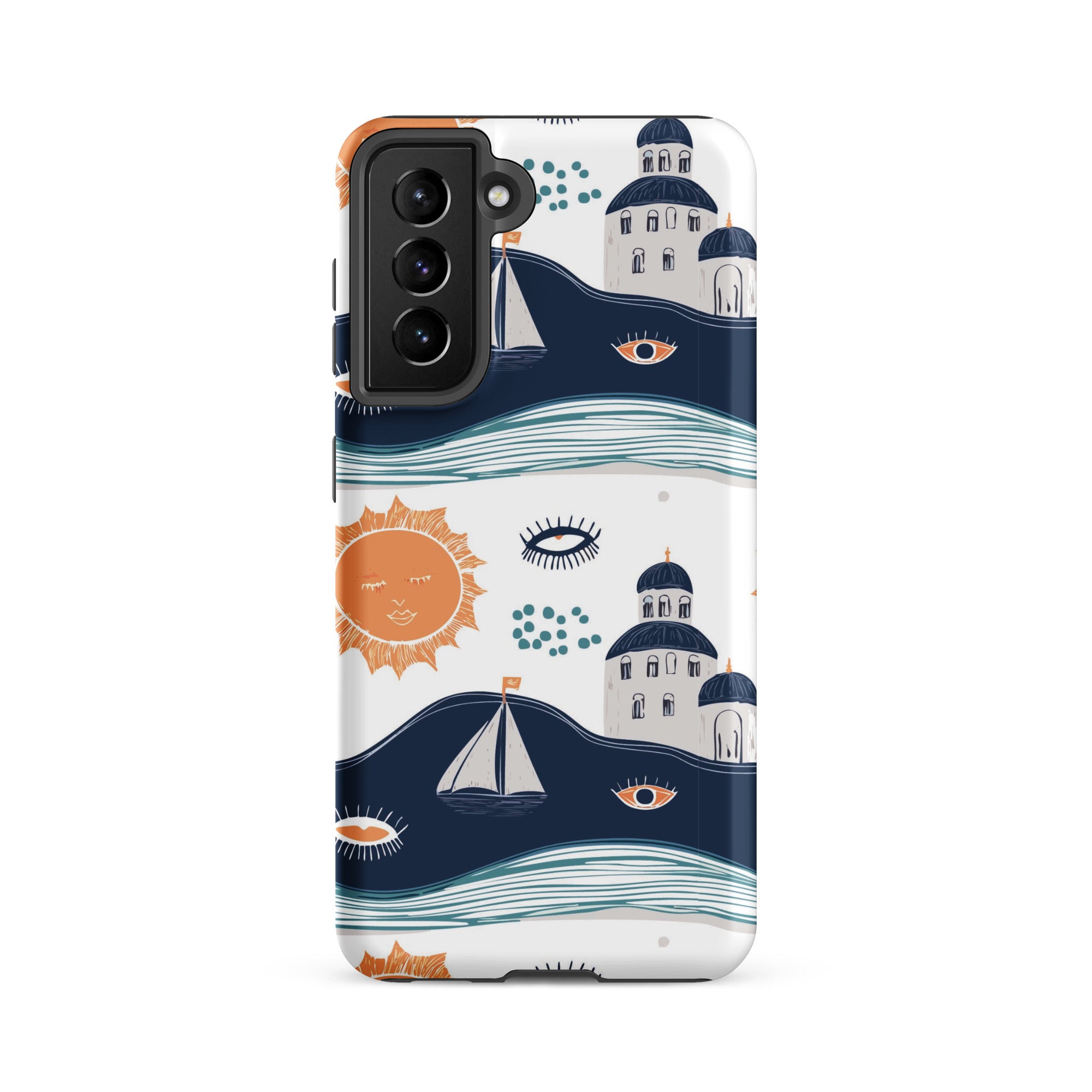 Santorini Sunset - Samsung Phone Case - Flay Cases