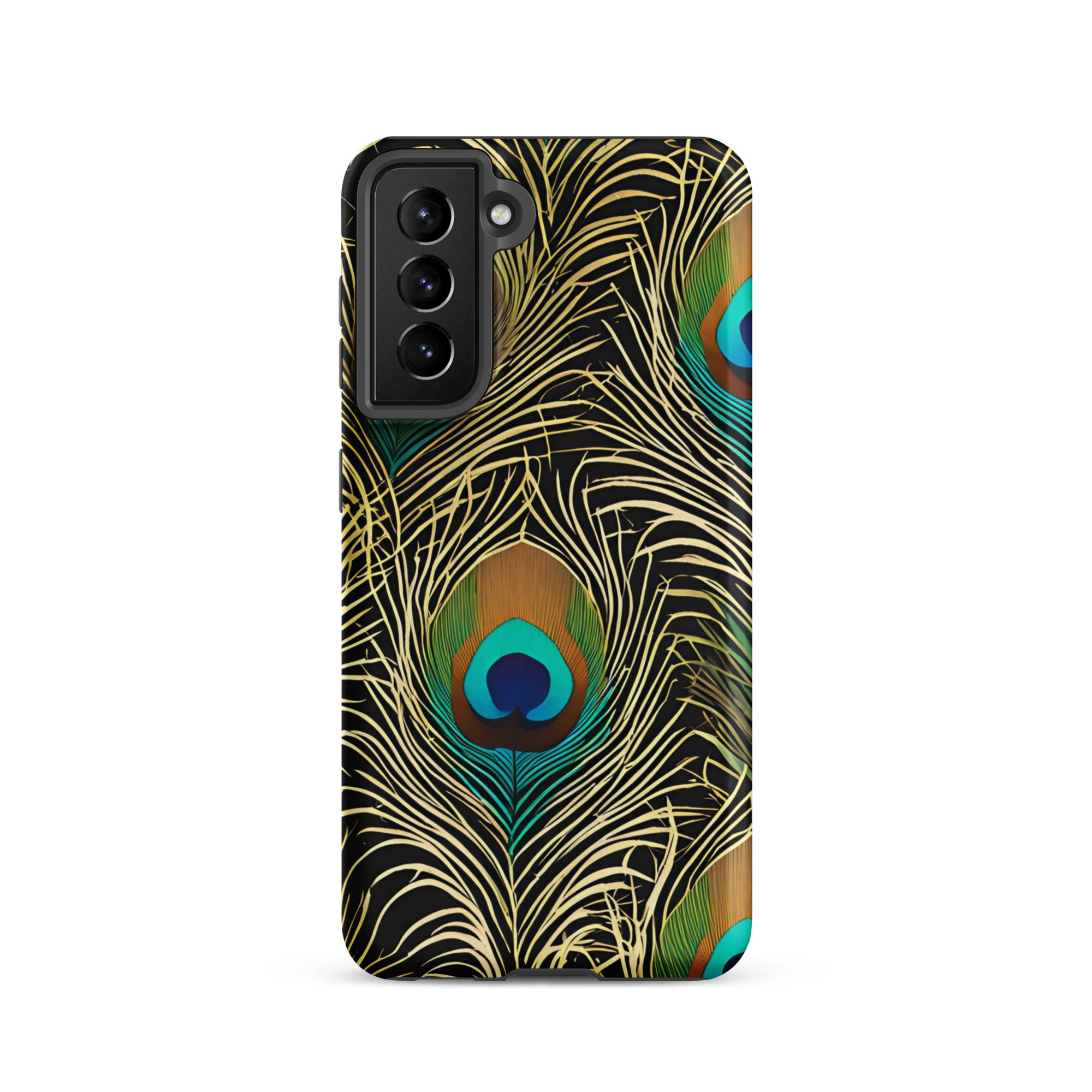 Peacock Plume - Samsung Phone Case - Flay Cases