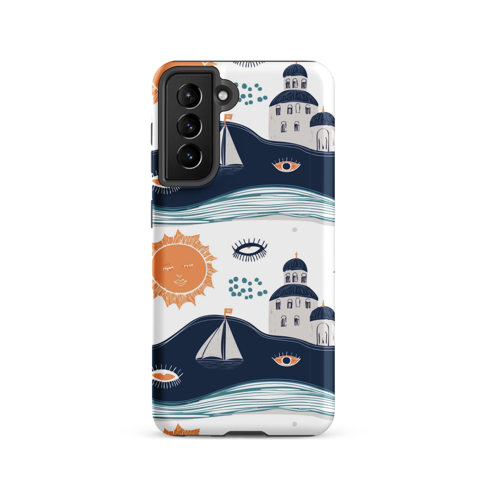 Santorini Sunset - Samsung Phone Case - Flay Cases