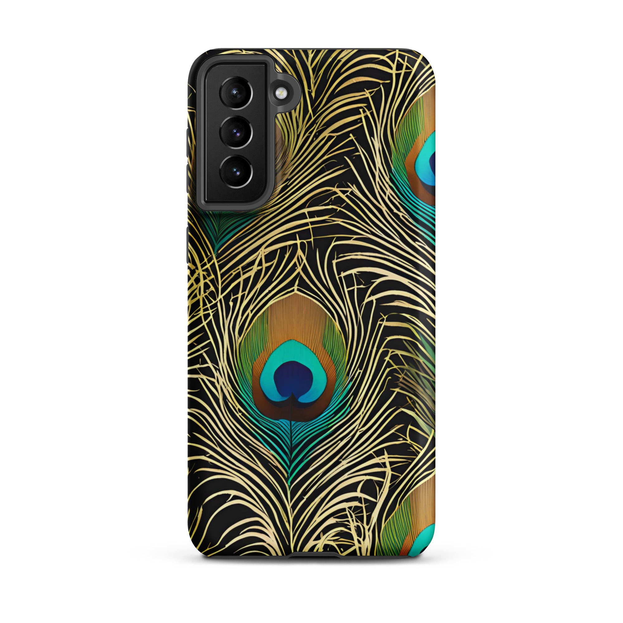 Peacock Plume - Samsung Phone Case - Flay Cases