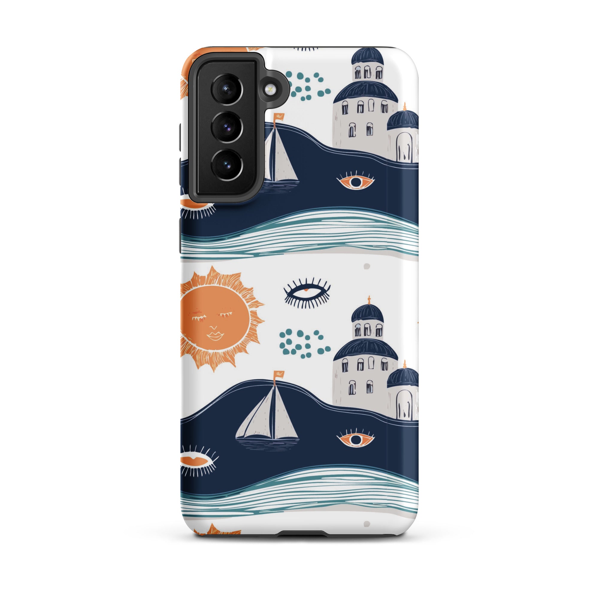 Santorini Sunset - Samsung Phone Case - Flay Cases