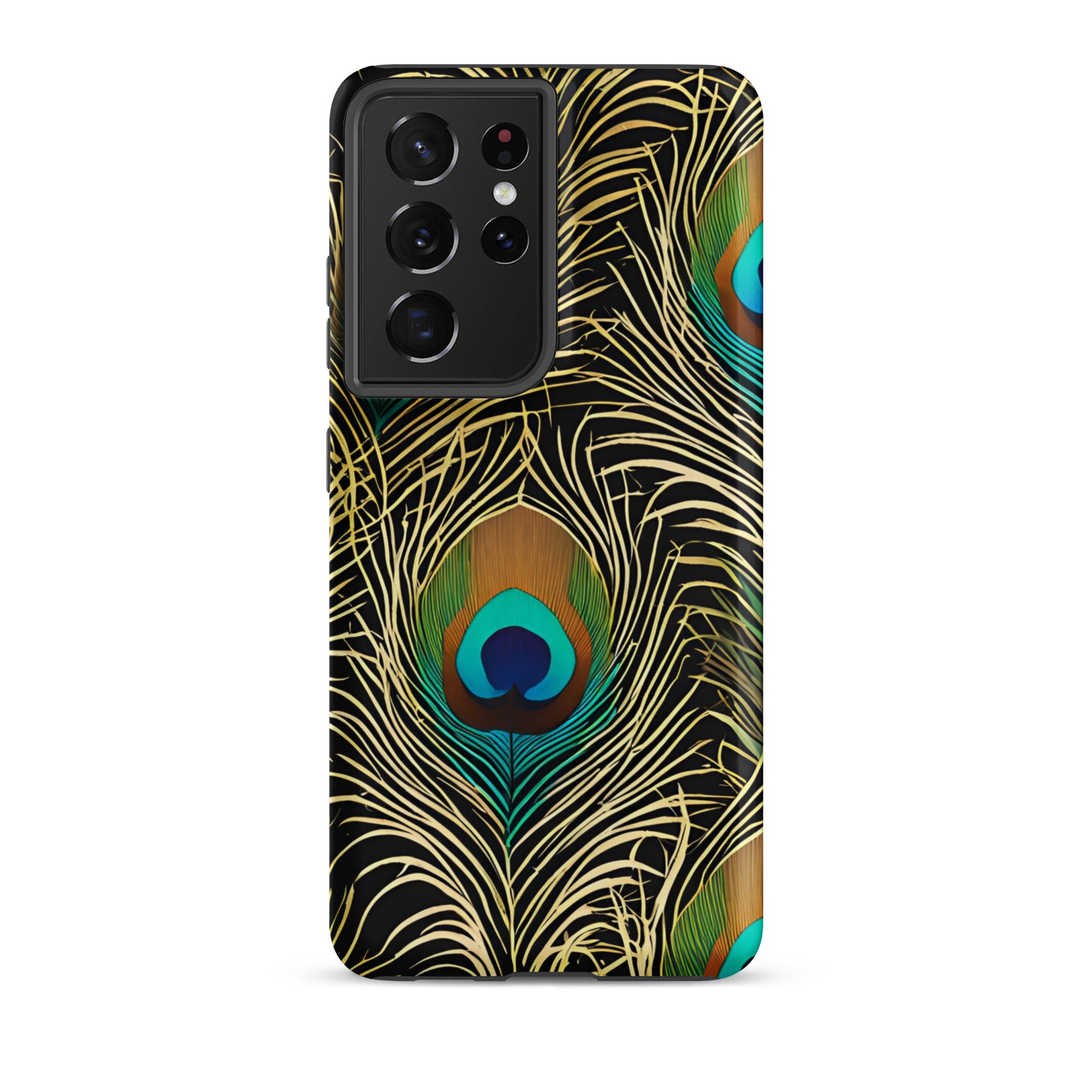 Peacock Plume - Samsung Phone Case - Flay Cases