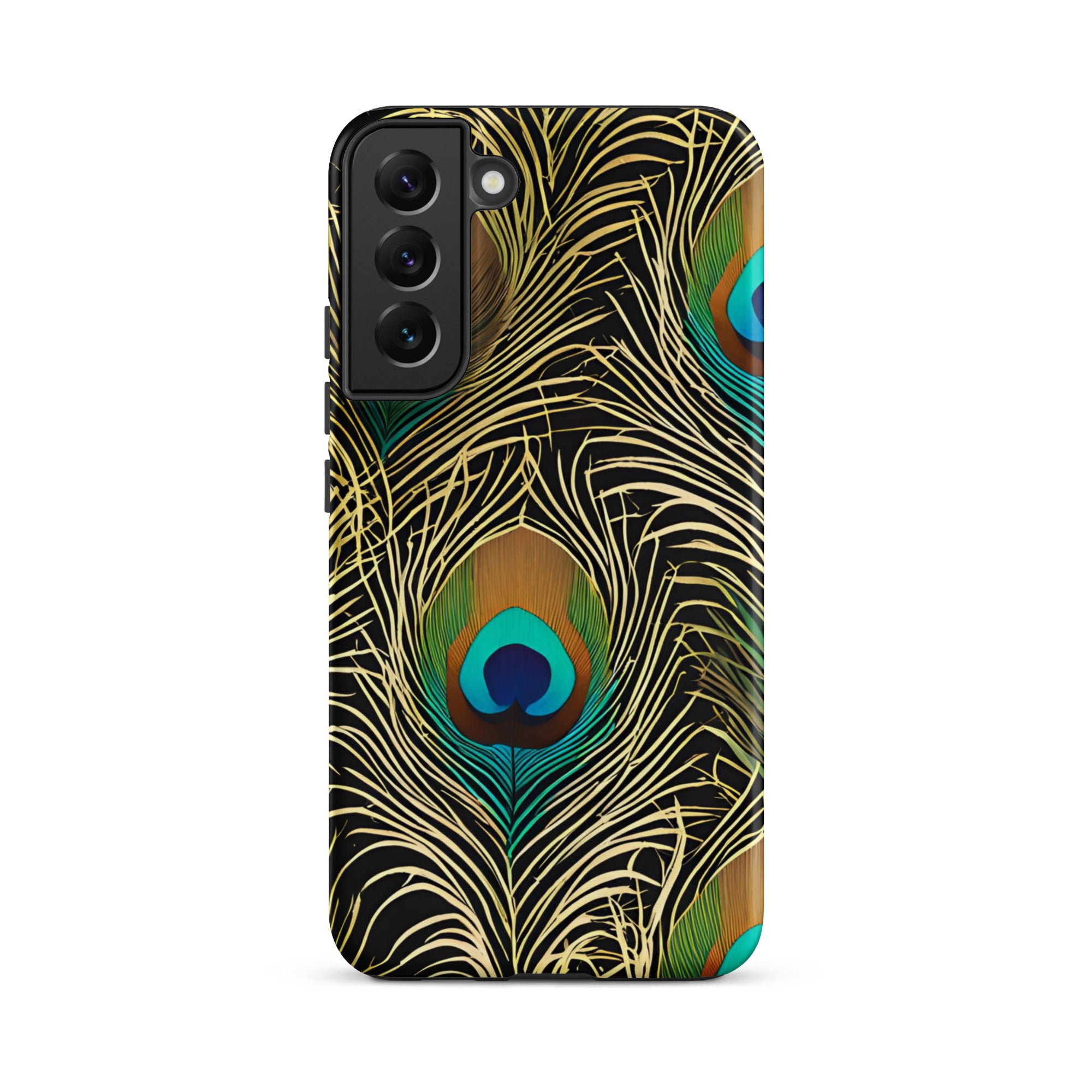 Peacock Plume - Samsung Phone Case - Flay Cases