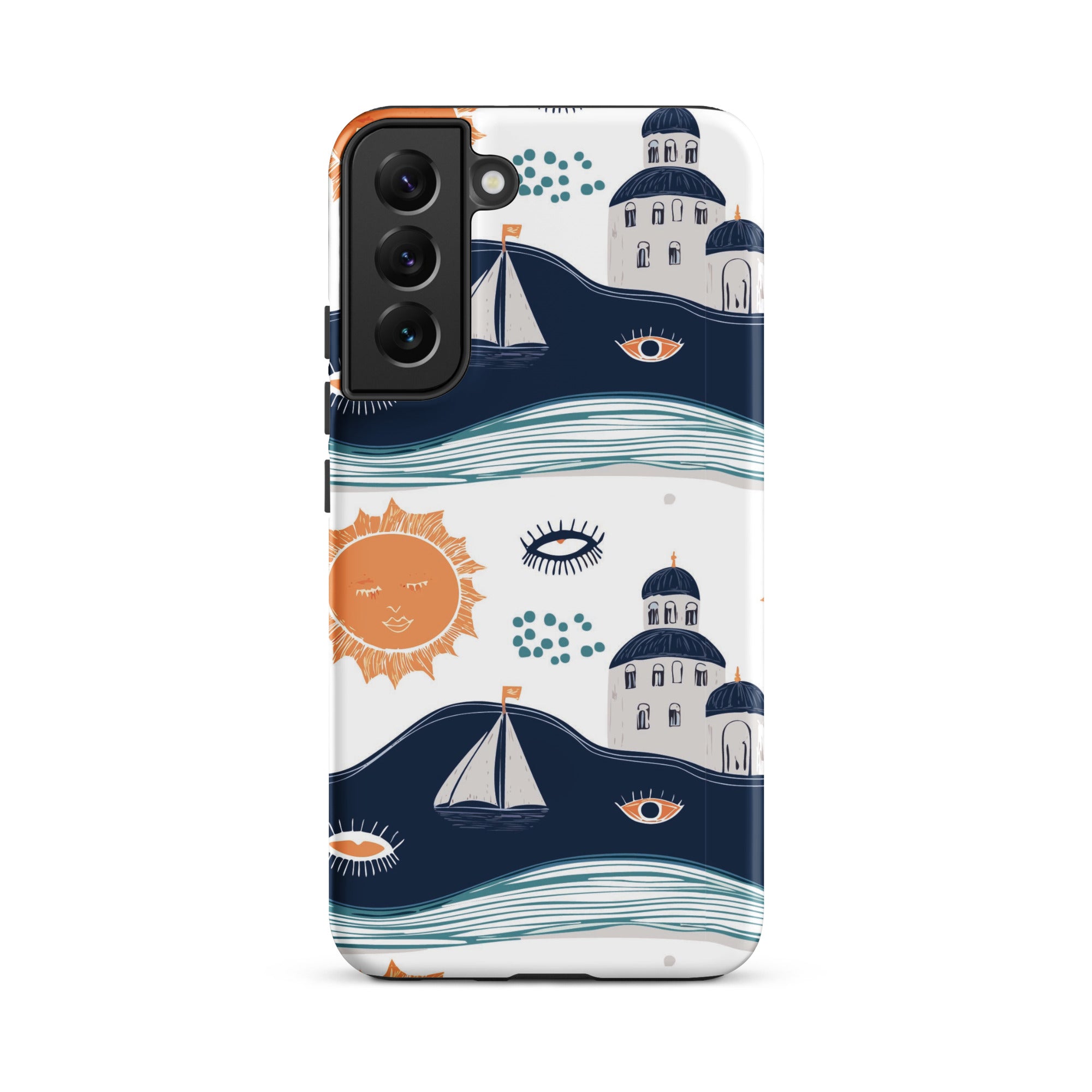 Santorini Sunset - Samsung Phone Case - Flay Cases