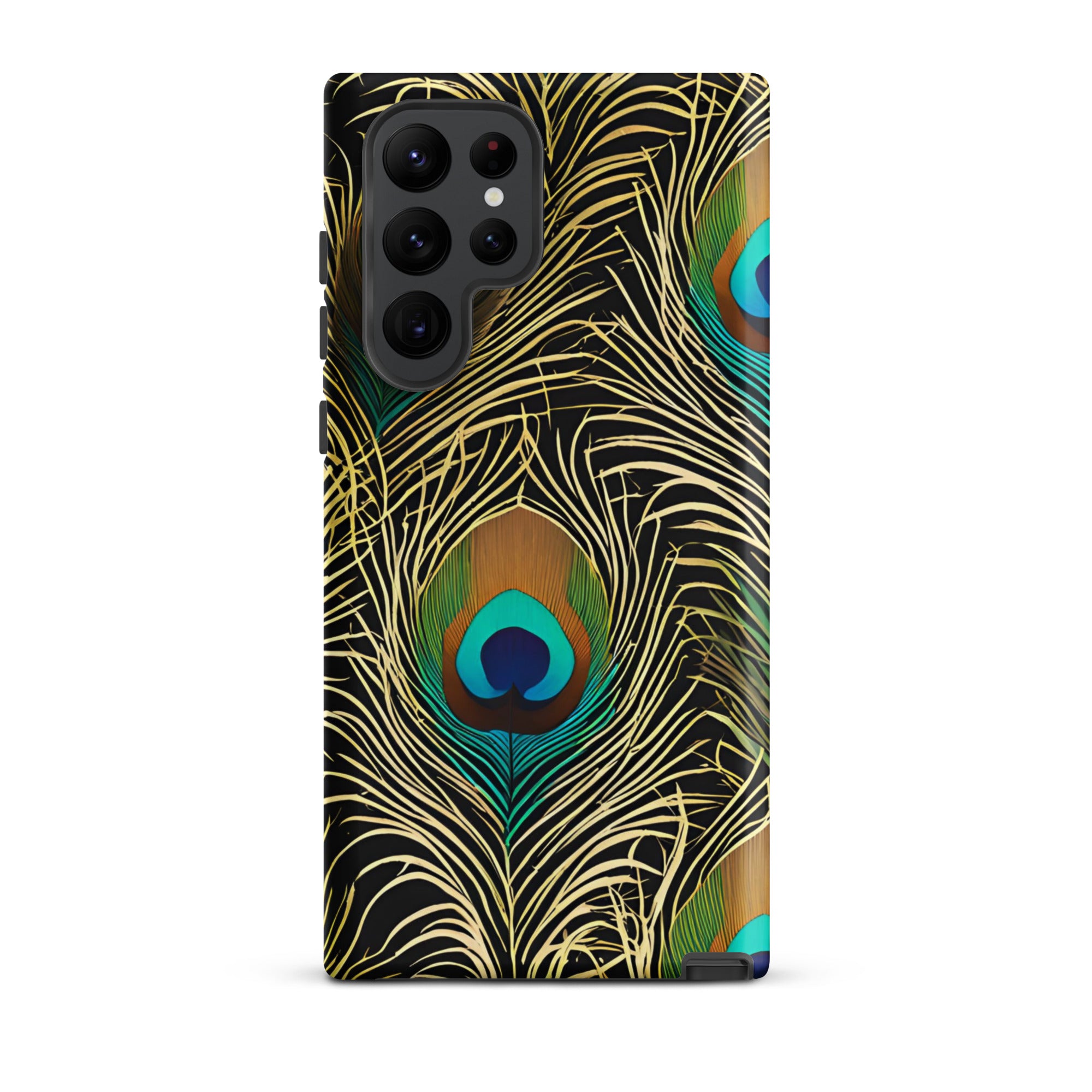 Peacock Plume - Samsung Phone Case - Flay Cases