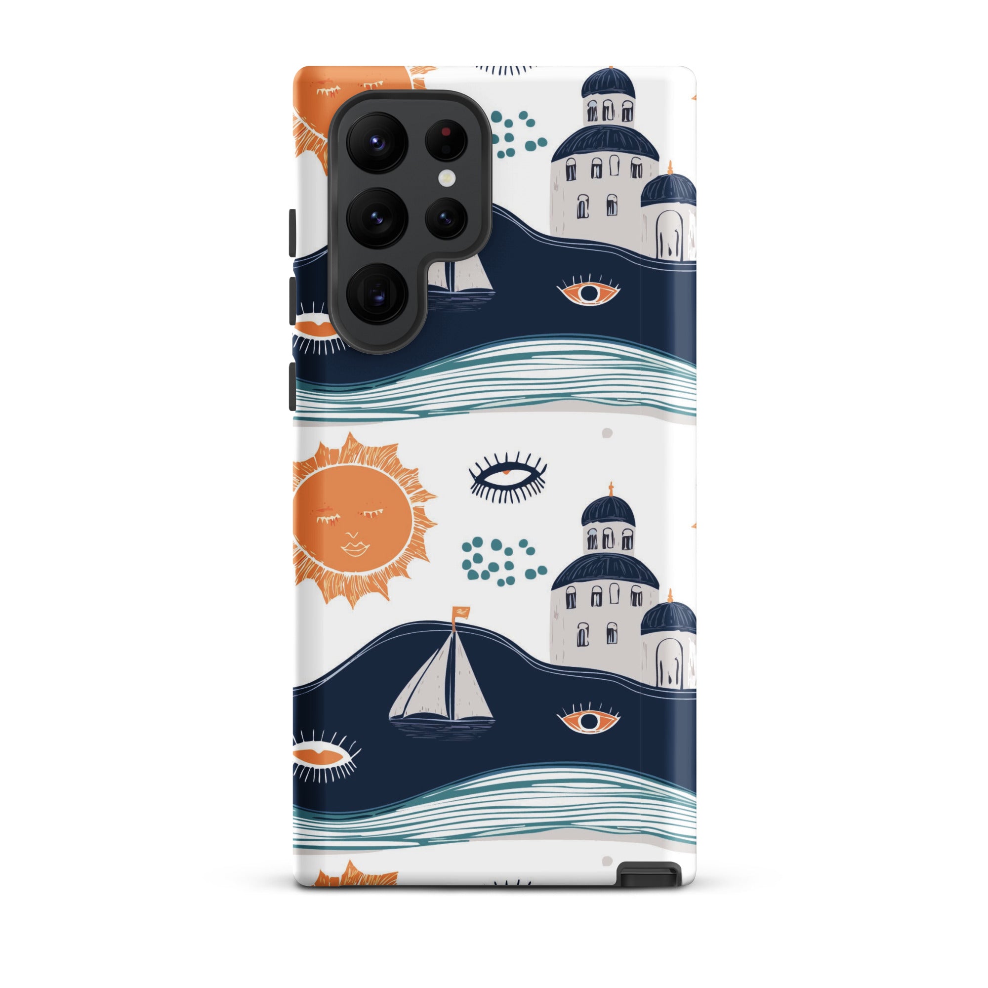 Santorini Sunset - Samsung Phone Case - Flay Cases