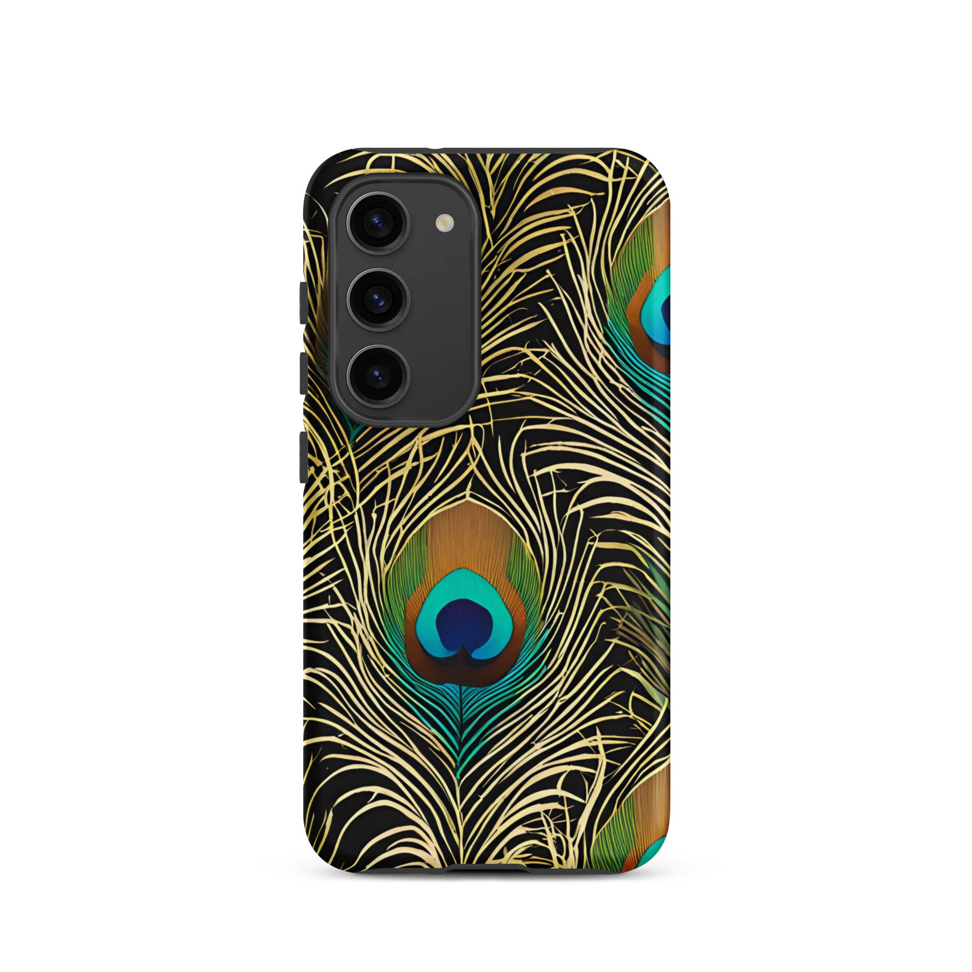Peacock Plume - Samsung Phone Case - Flay Cases