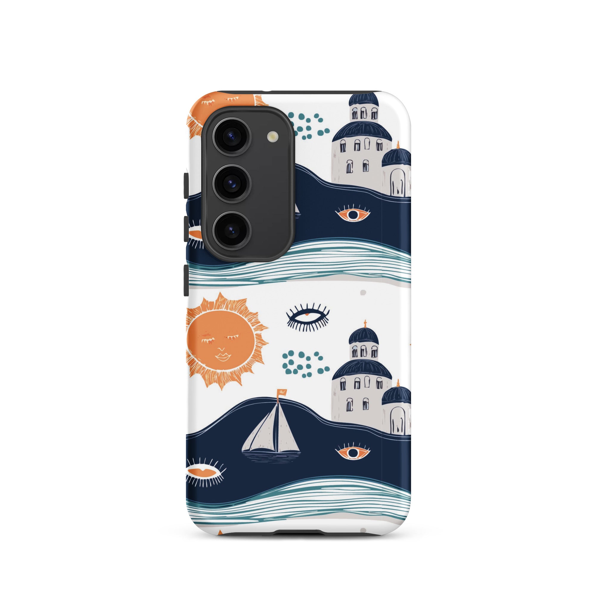 Santorini Sunset - Samsung Phone Case - Flay Cases