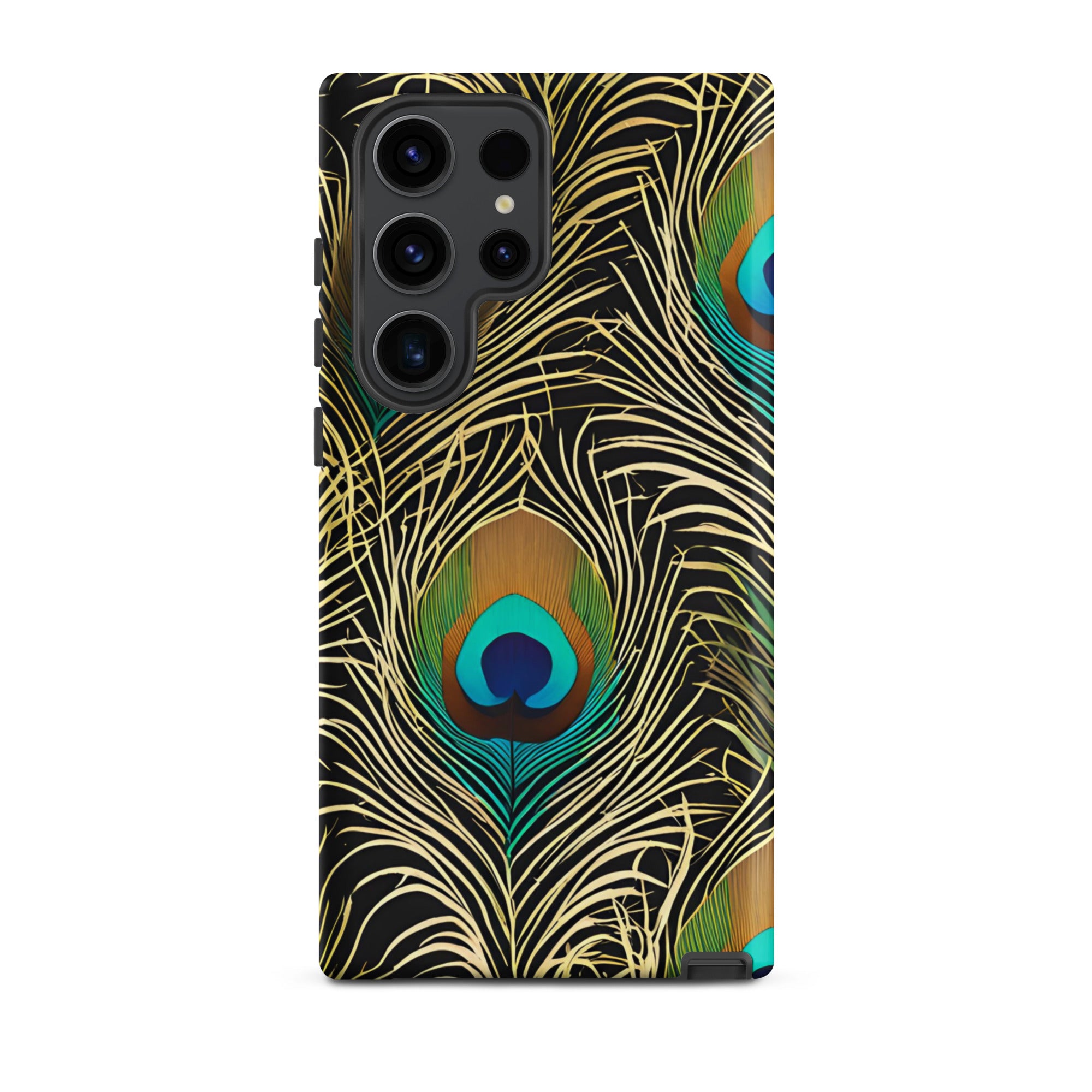 Peacock Plume - Samsung Phone Case - Flay Cases