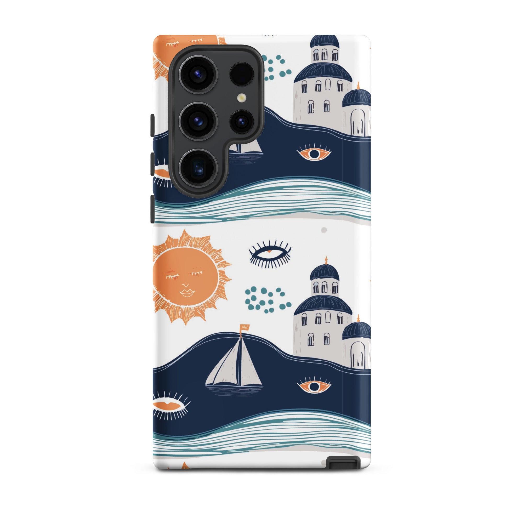 Santorini Sunset - Samsung Phone Case - Flay Cases