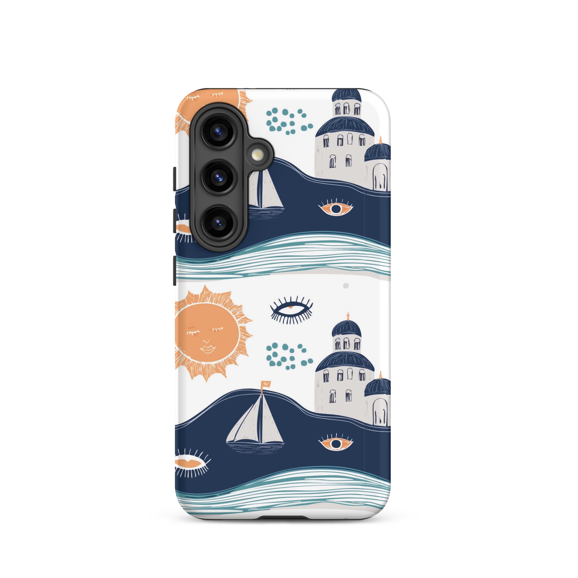 Santorini Sunset - Samsung Phone Case - Flay Cases