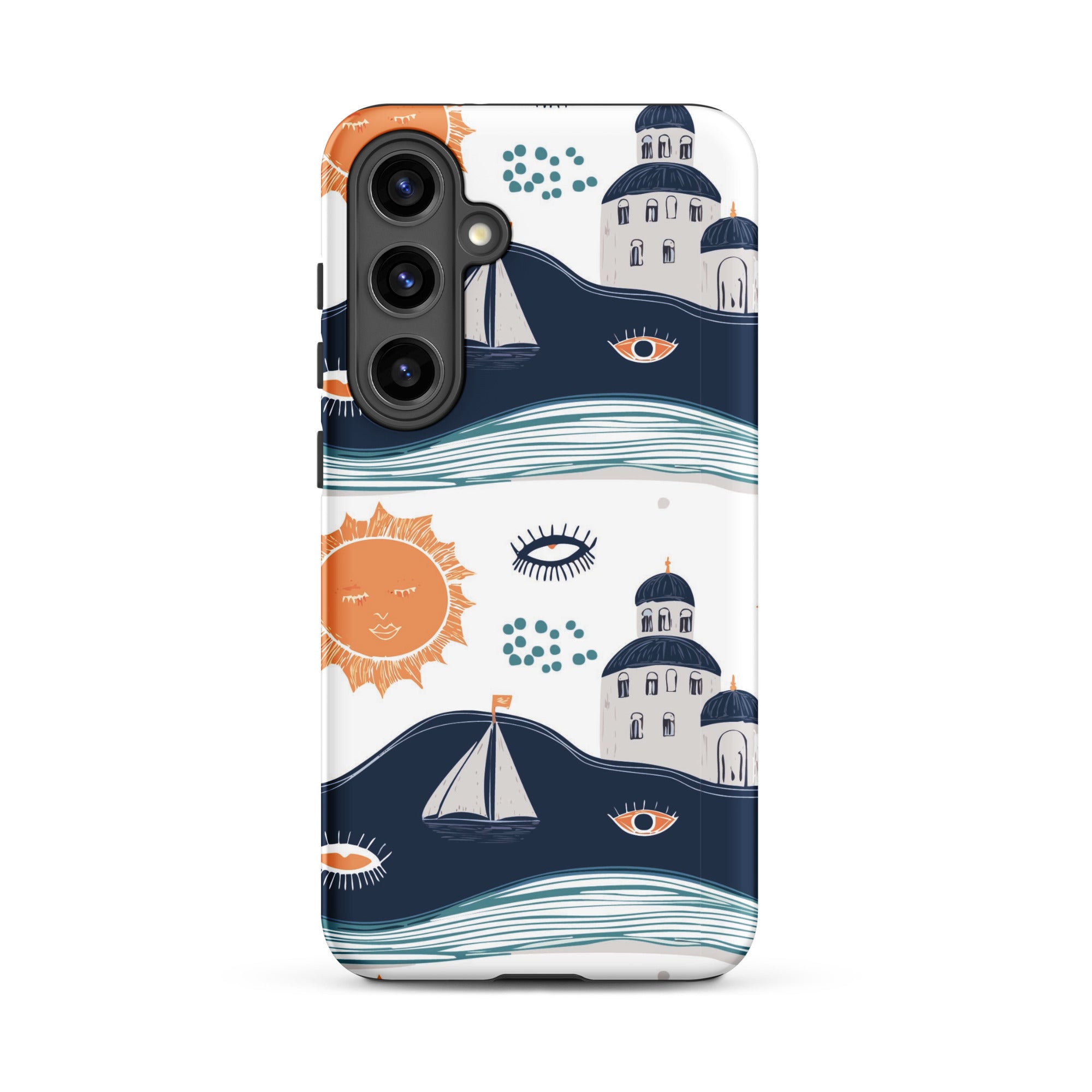 Santorini Sunset - Samsung Phone Case - Flay Cases
