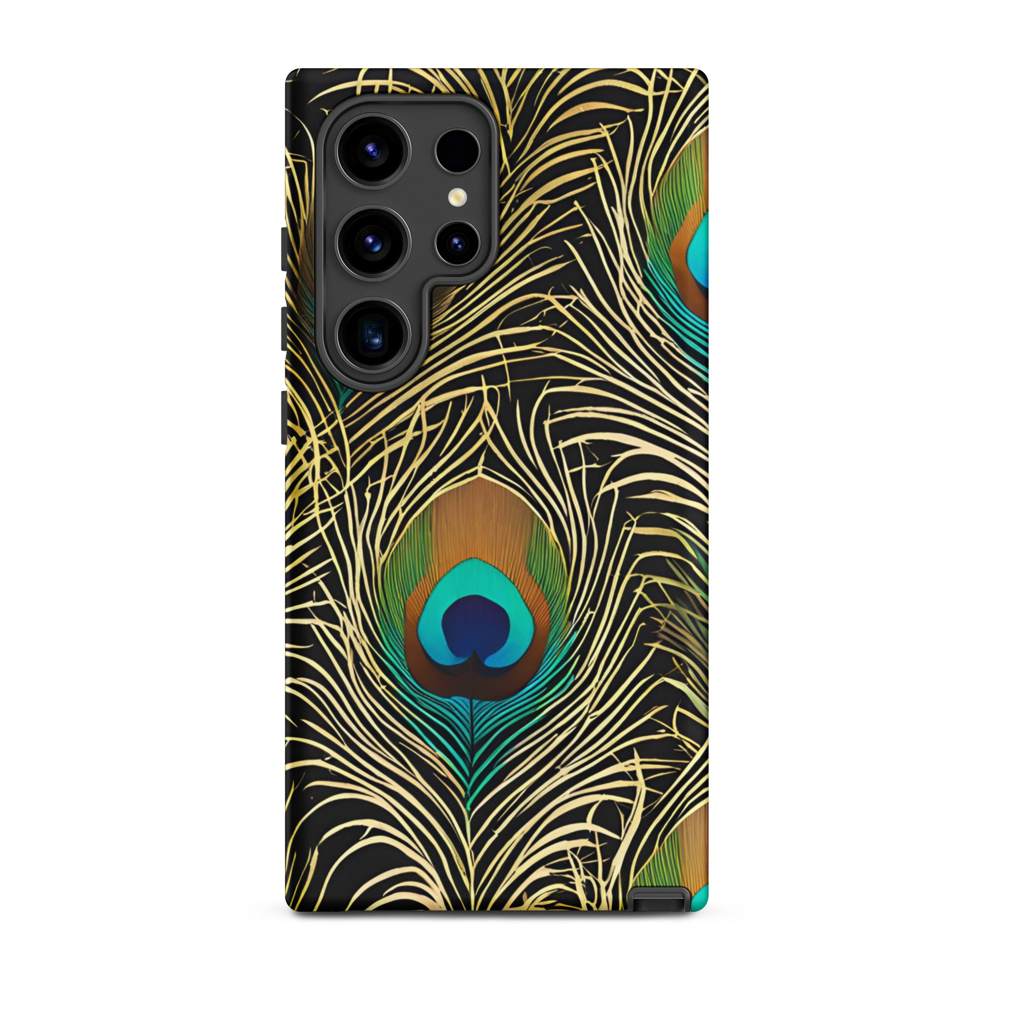 Peacock Plume - Samsung Phone Case - Flay Cases