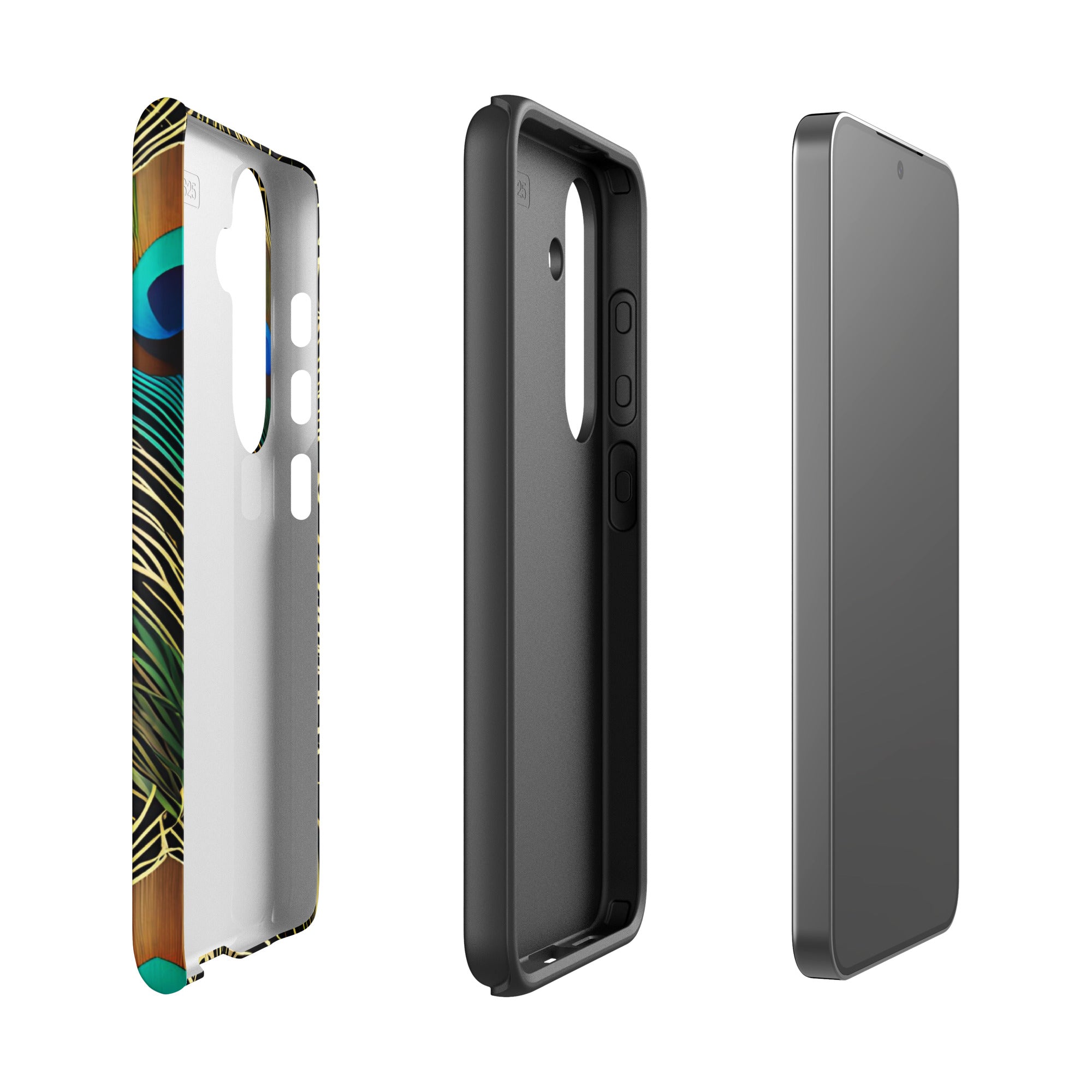 Peacock Plume - Samsung Phone Case - Flay Cases